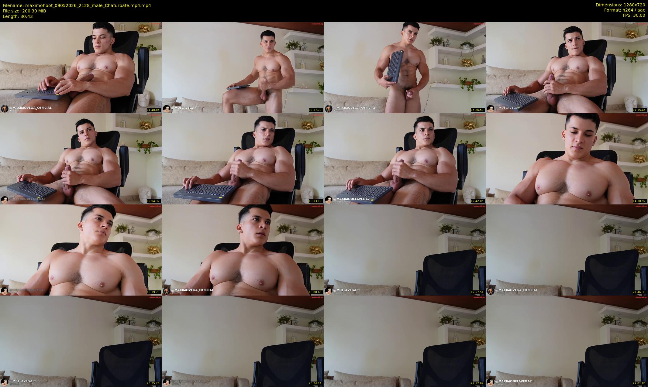 maximohoot — 31 minute Chaturbate male cam show recording, 720p, May 9, 2026