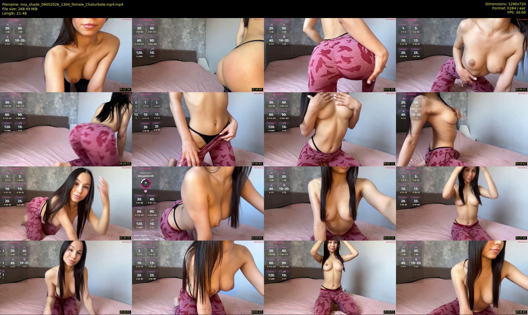 mia_shade — 22 minute Chaturbate female cam show recording, 720p, May 9, 2026