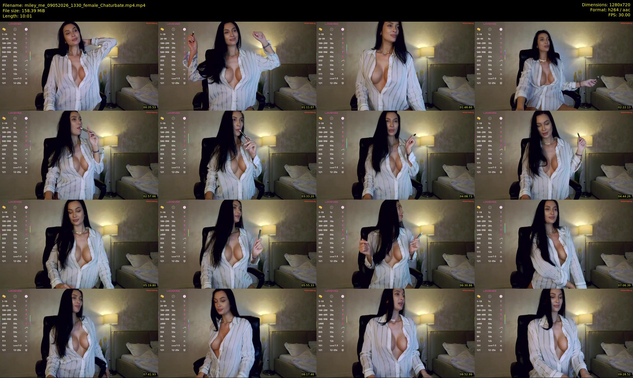 miley_me — 11 minute Chaturbate female cam show recording, 720p, May 9, 2026