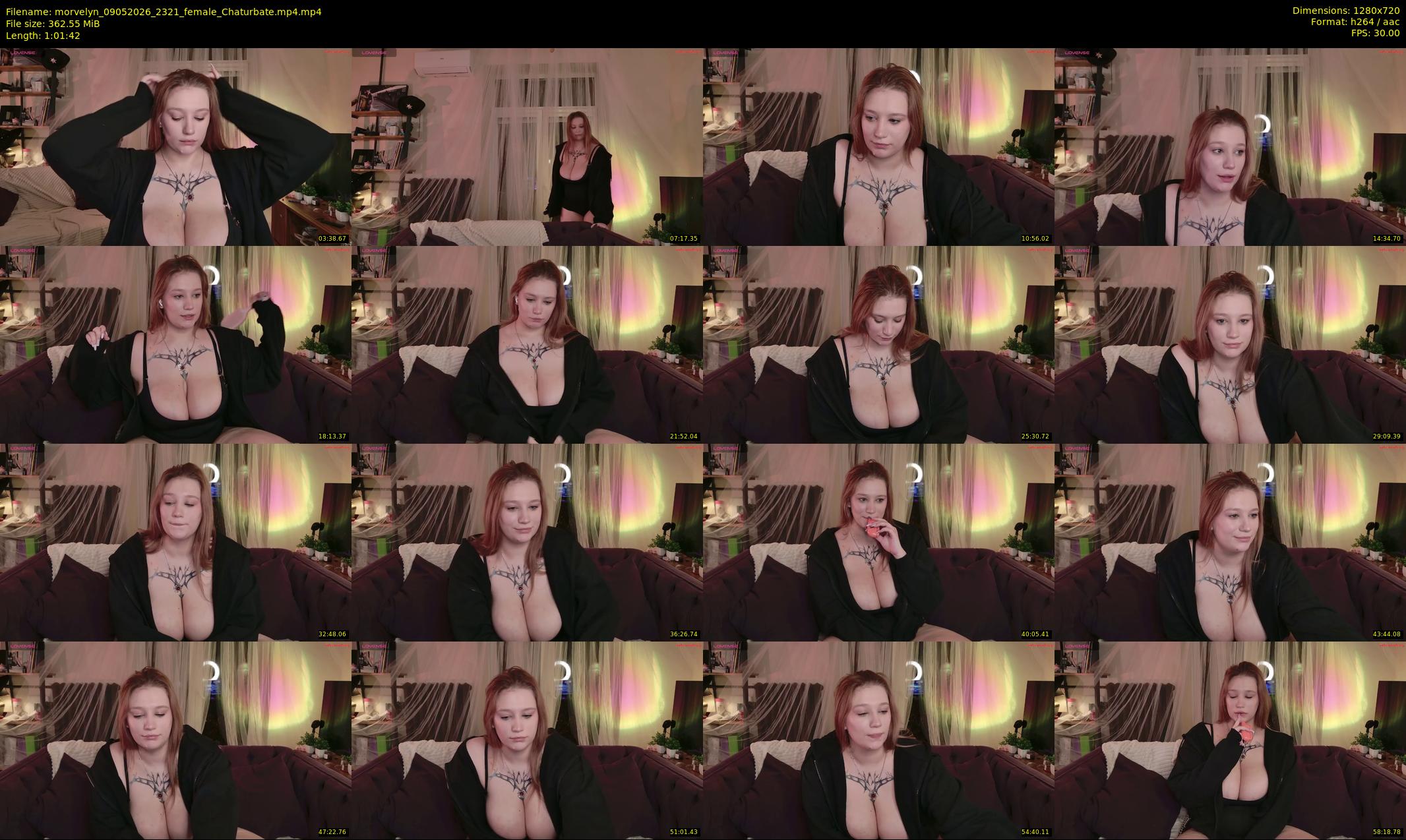 morvelyn — 62 minute Chaturbate female cam show recording, 720p, May 9, 2026