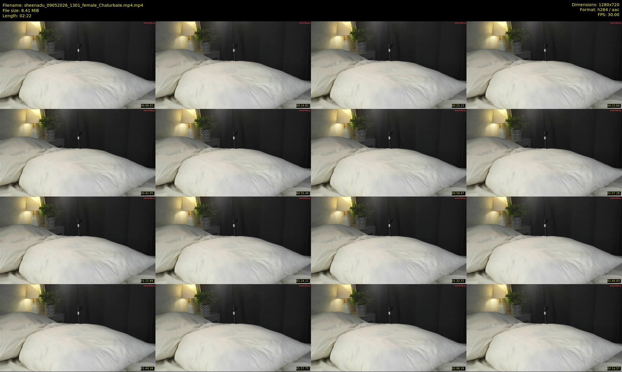 sheenadu — 3 minute Chaturbate female cam show recording, 720p, May 9, 2026
