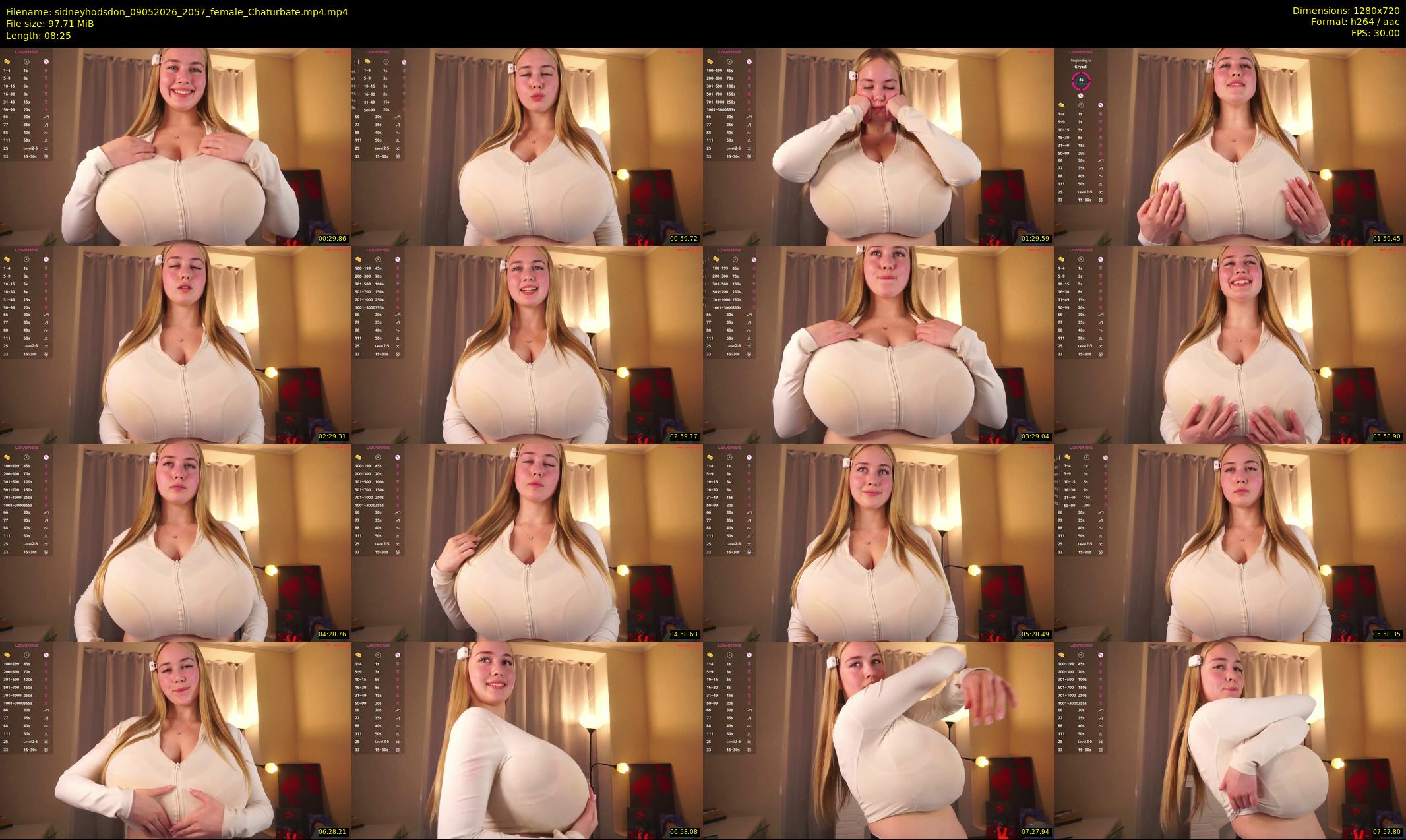 sidneyhodsdon — 9 minute Chaturbate female cam show recording, 720p, May 9, 2026