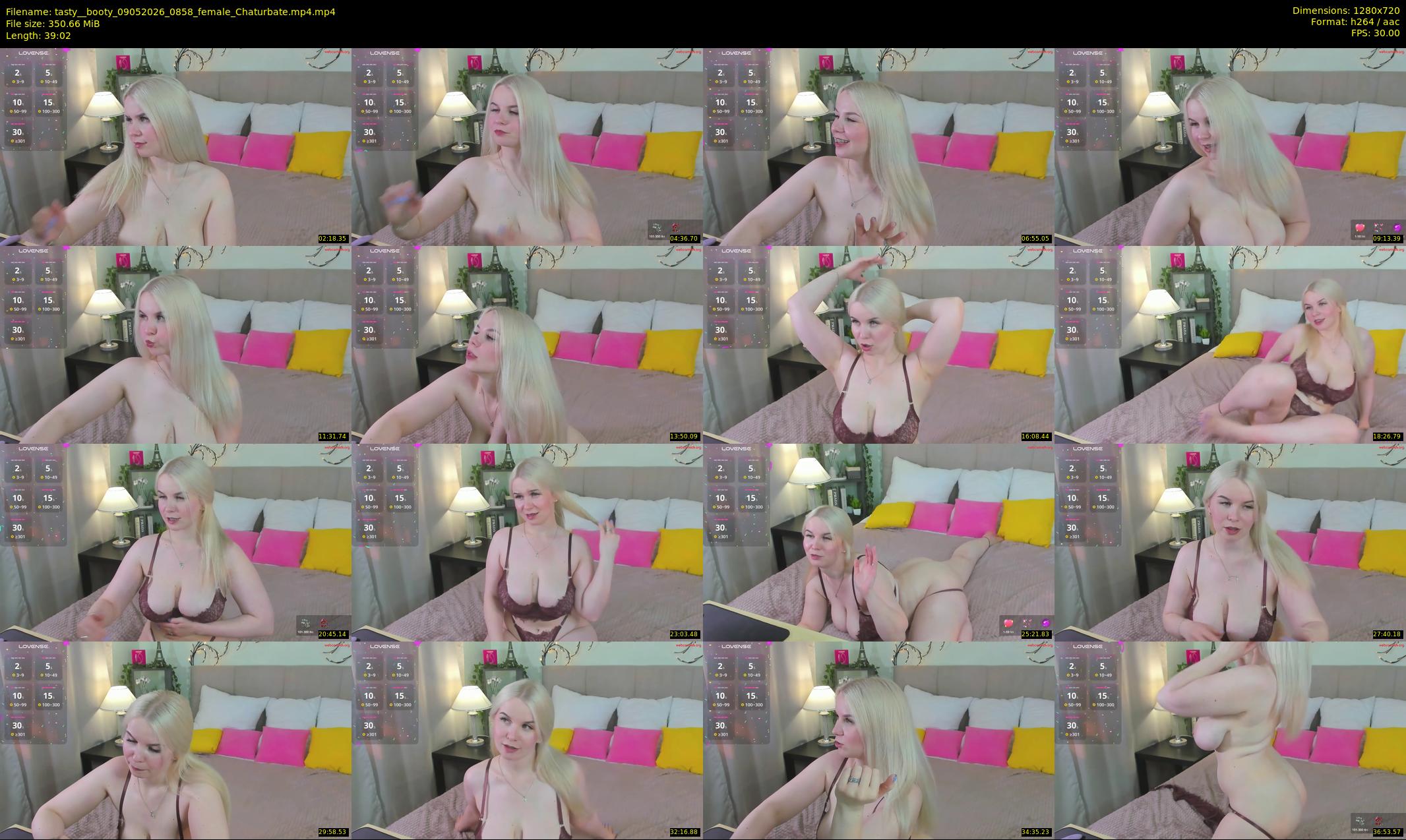 tasty__booty — 40 minute Chaturbate female cam show recording, 720p, May 9, 2026