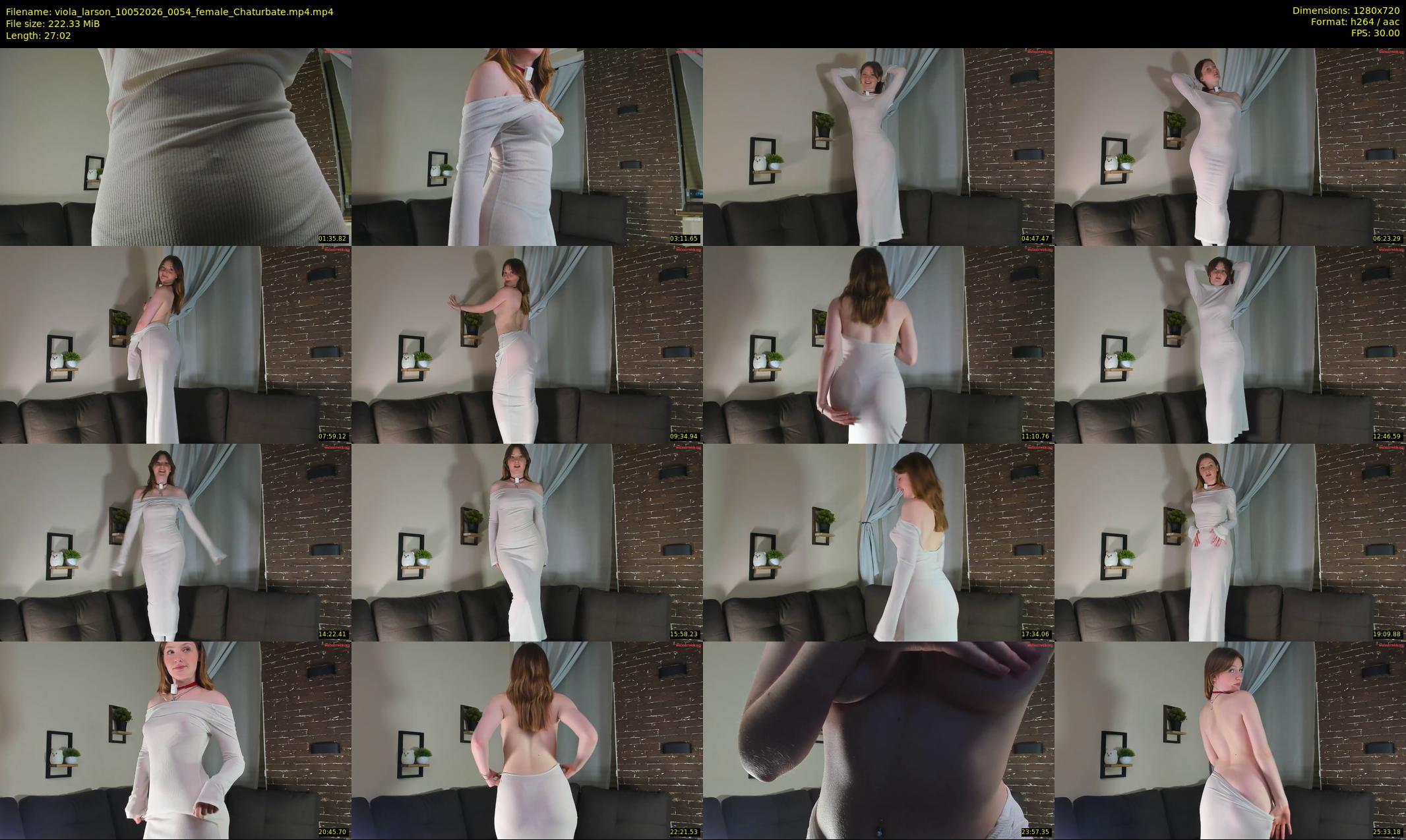 viola_larson — 28 minute Chaturbate female cam show recording, 720p, May 10, 2026