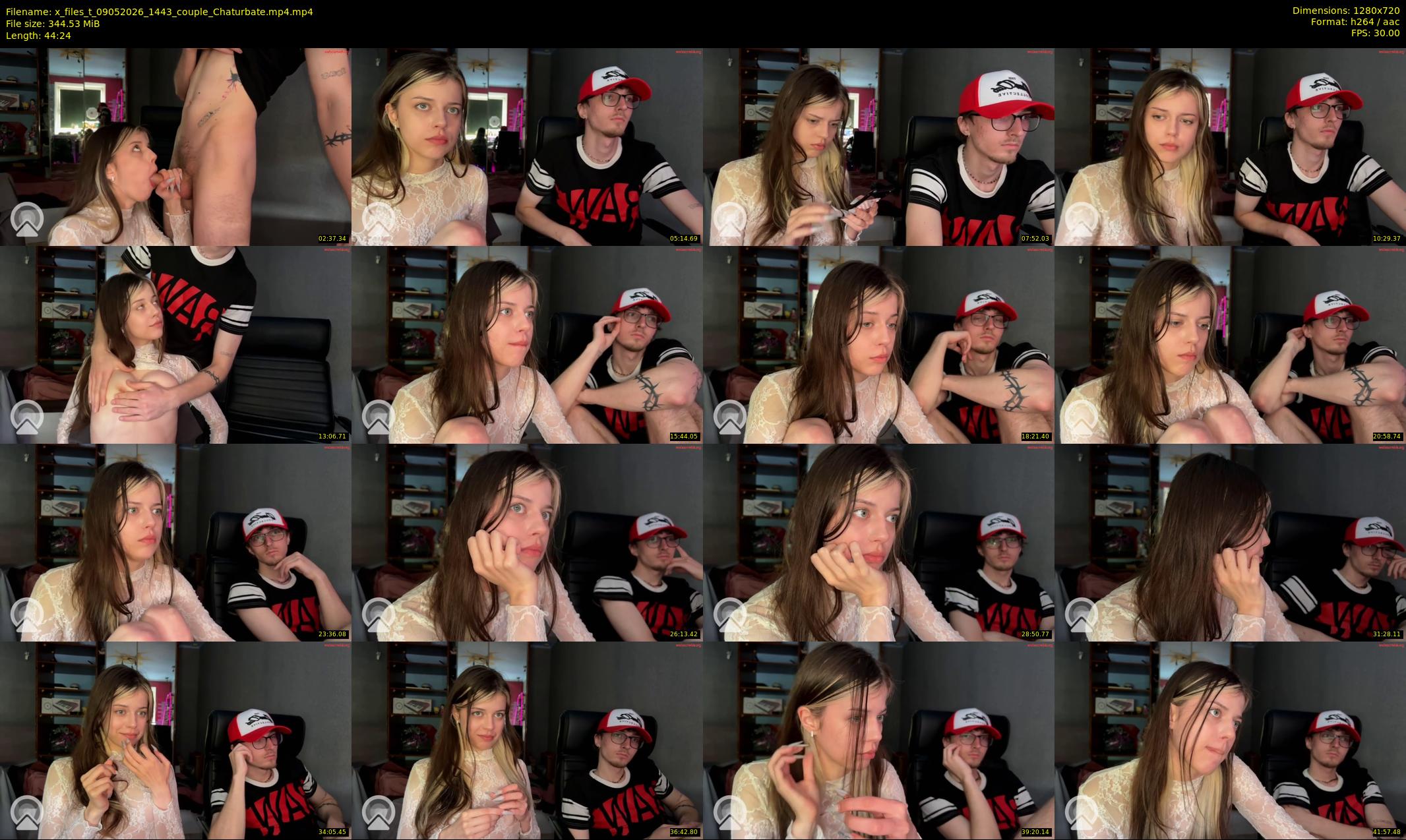 x_files_t — 45 minute Chaturbate couple cam show recording, 720p, May 9, 2026