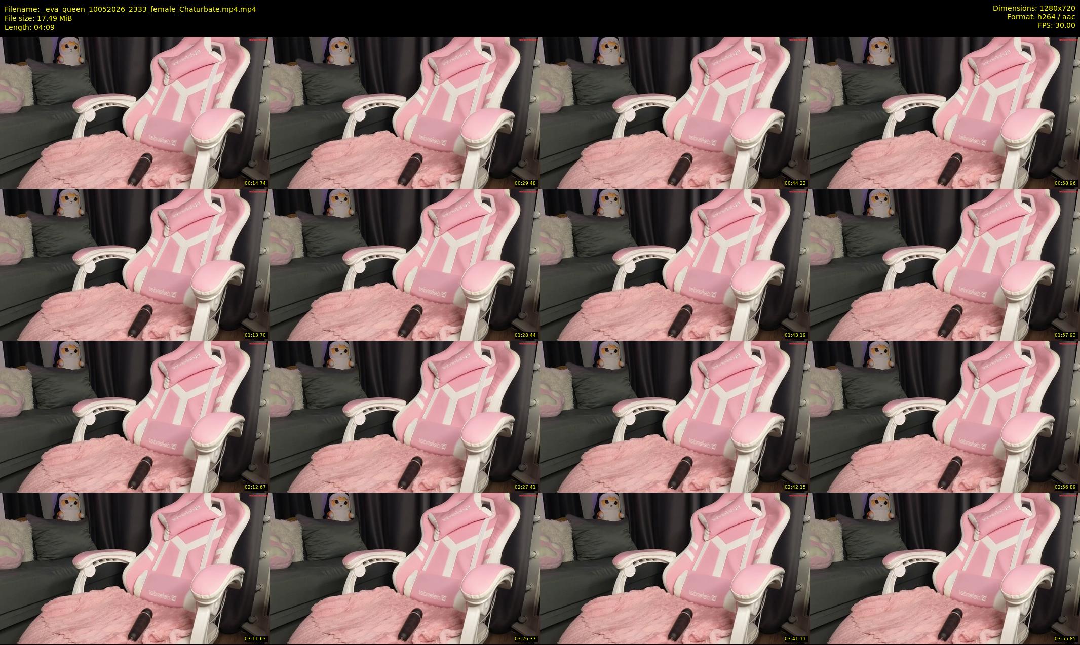 _eva_queen — 5 minute Chaturbate female cam show recording, 720p, May 10, 2026