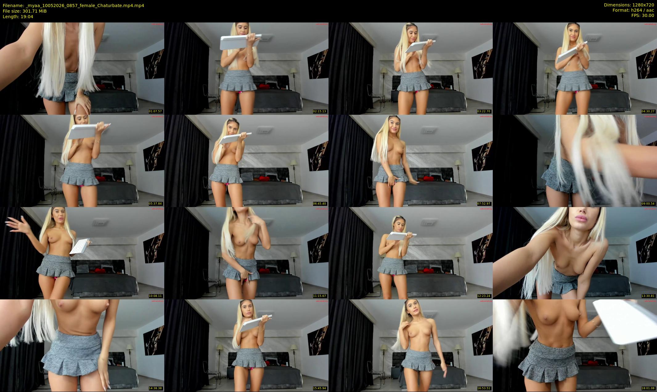 _myaa — 20 minute Chaturbate female cam show recording, 720p, May 10, 2026