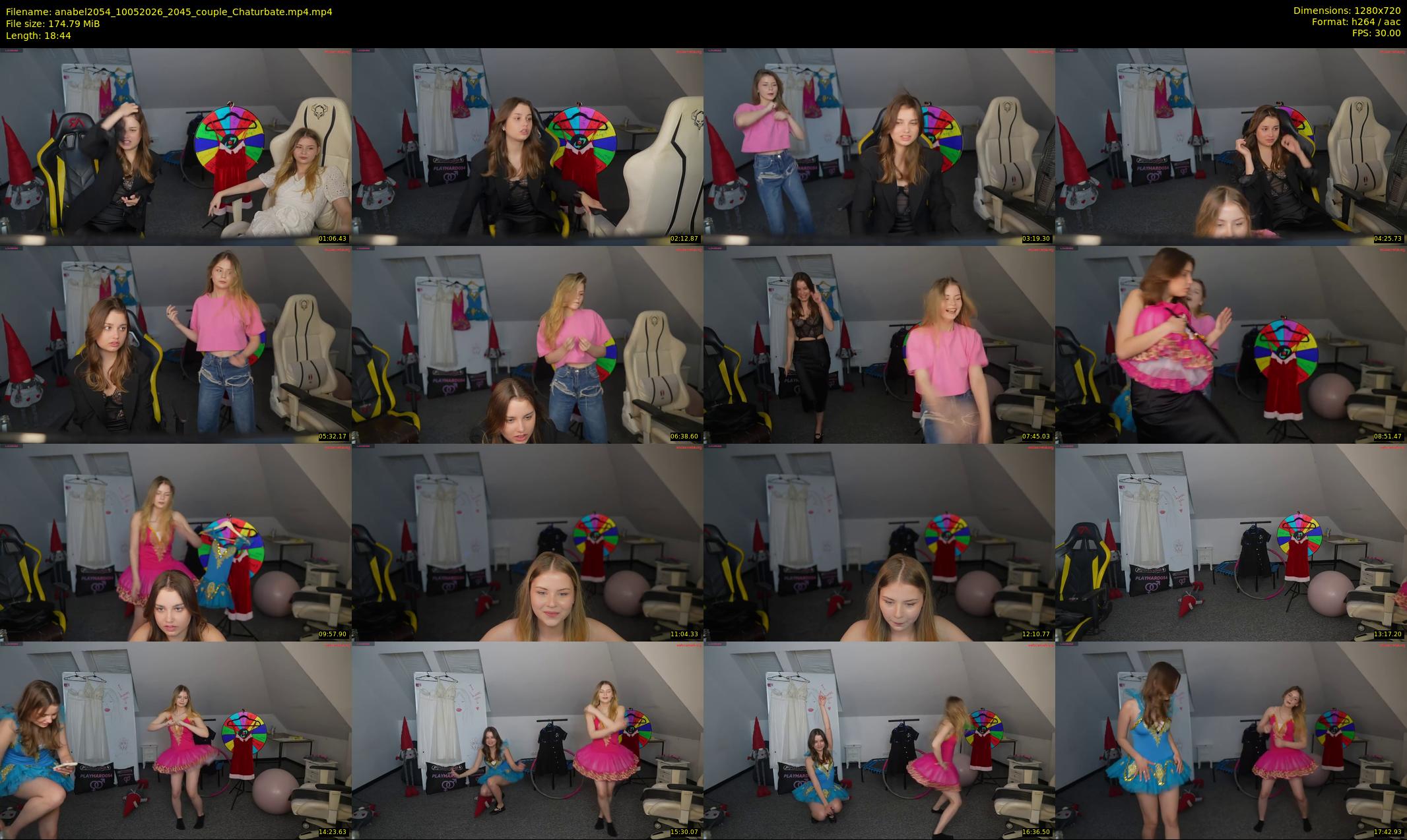 anabel2054 — 19 minute Chaturbate female cam show recording, 720p, May 10, 2026