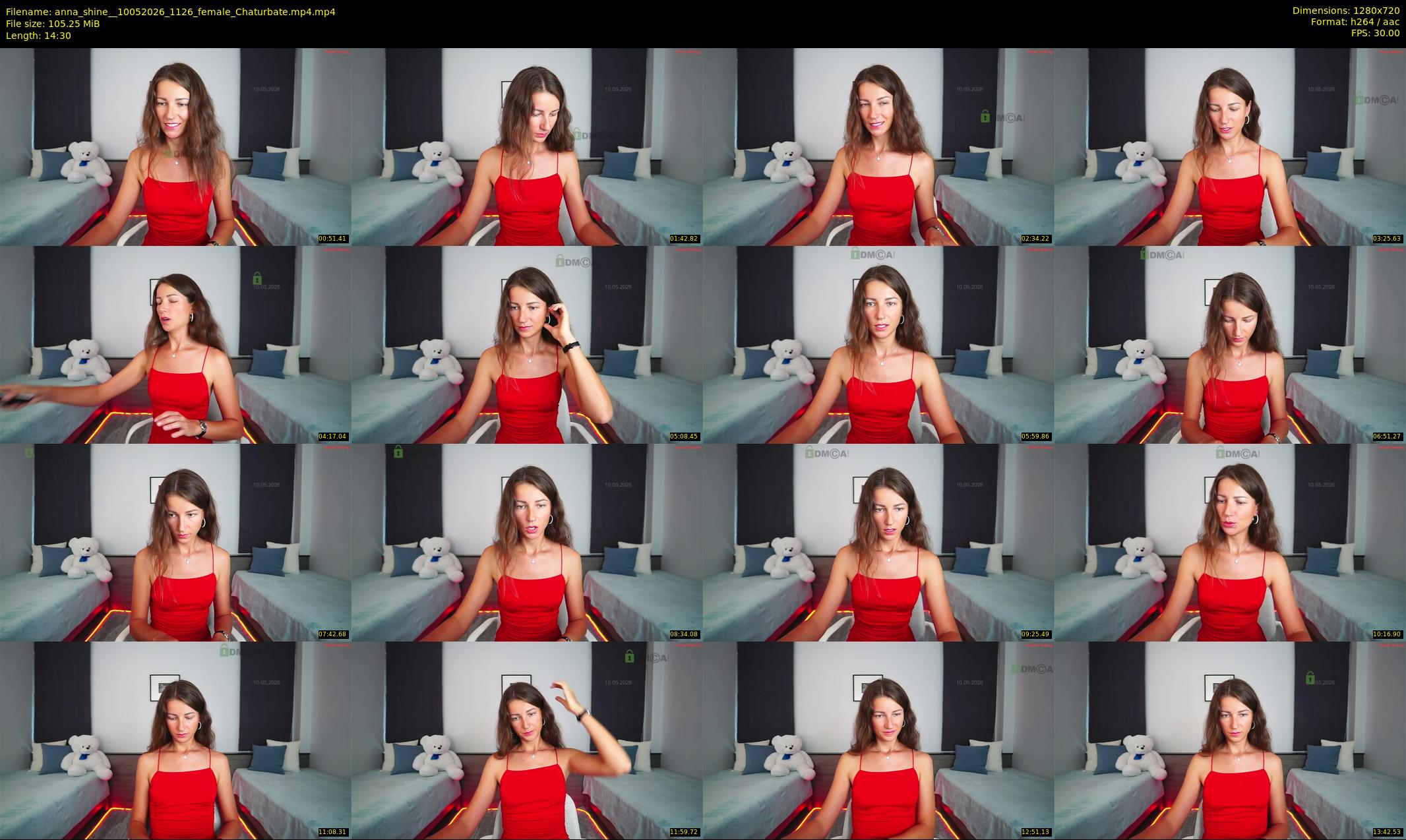 anna_shine_ — 15 minute Chaturbate female cam show recording, 720p, May 10, 2026
