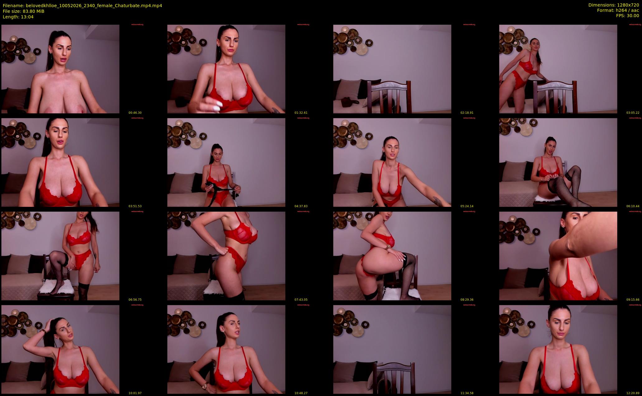 belovedkhlloe — 14 minute Chaturbate female cam show recording, 720p, May 10, 2026