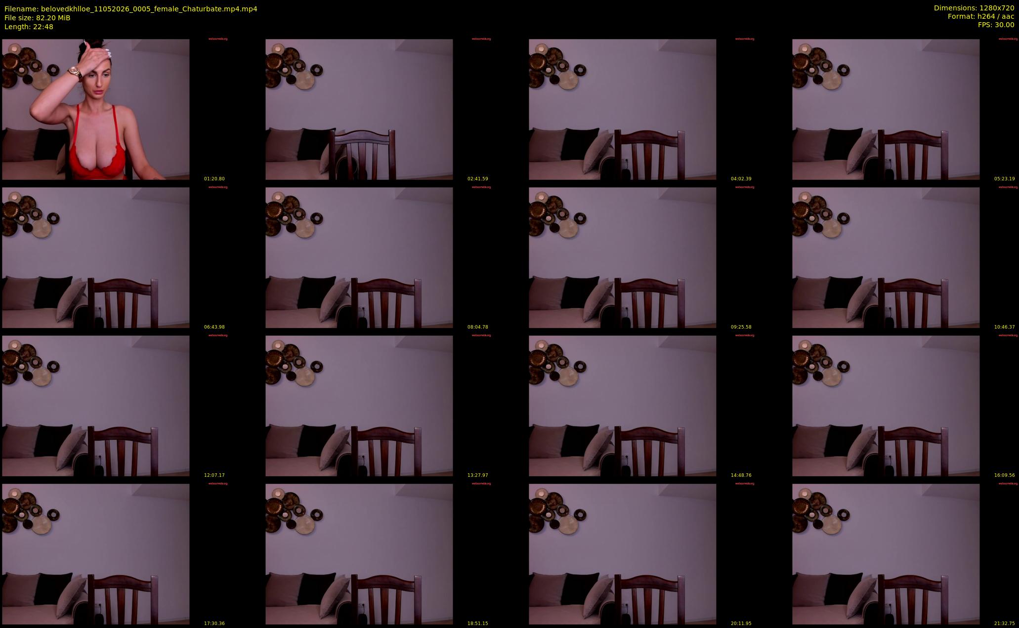belovedkhlloe — 23 minute Chaturbate female cam show recording, 720p, May 11, 2026