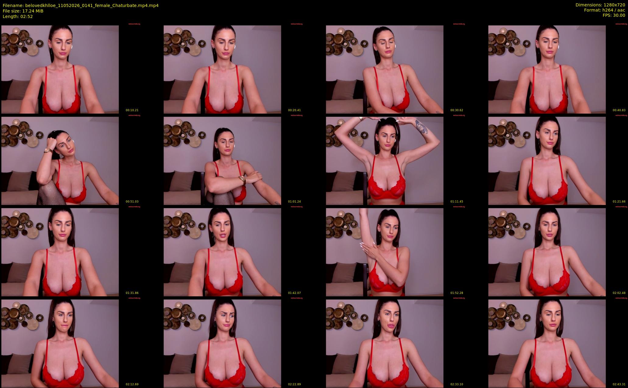 belovedkhlloe — 3 minute Chaturbate female cam show recording, 720p, May 11, 2026