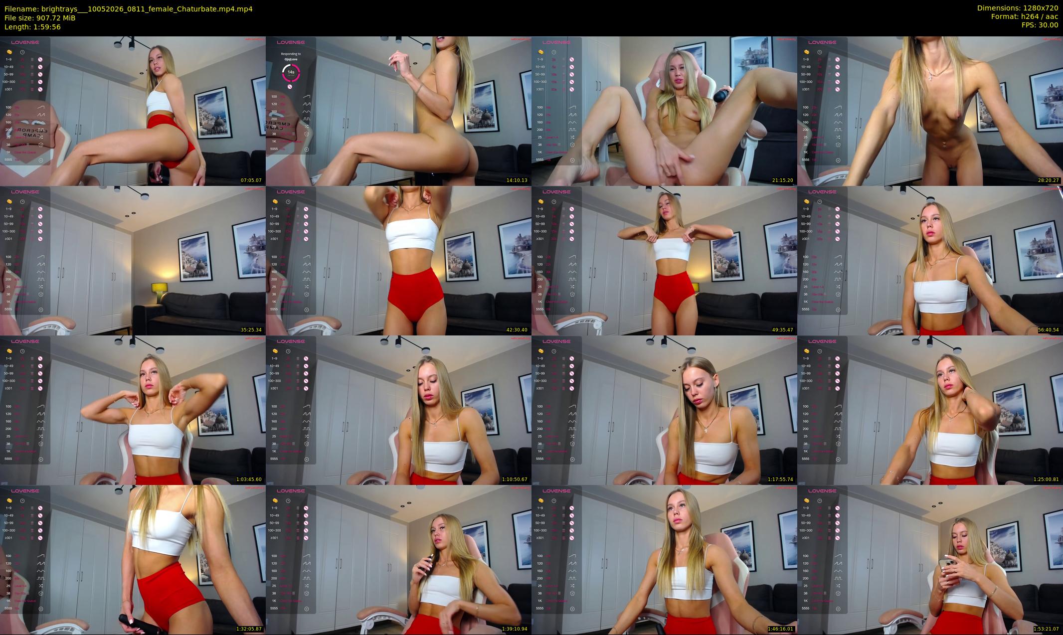 brightrays__ — 120 minute Chaturbate female cam show recording, 720p, May 10, 2026