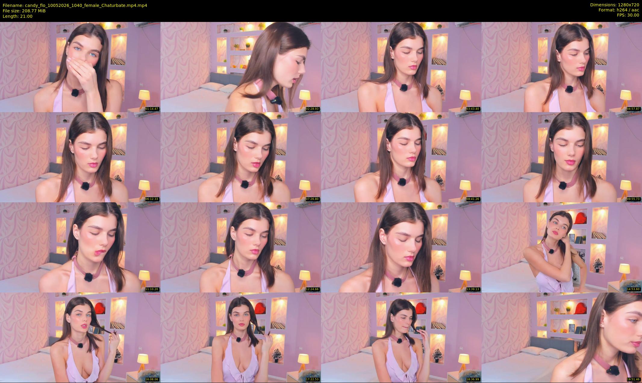 candy_flo — 21 minute Chaturbate female cam show recording, 720p, May 10, 2026