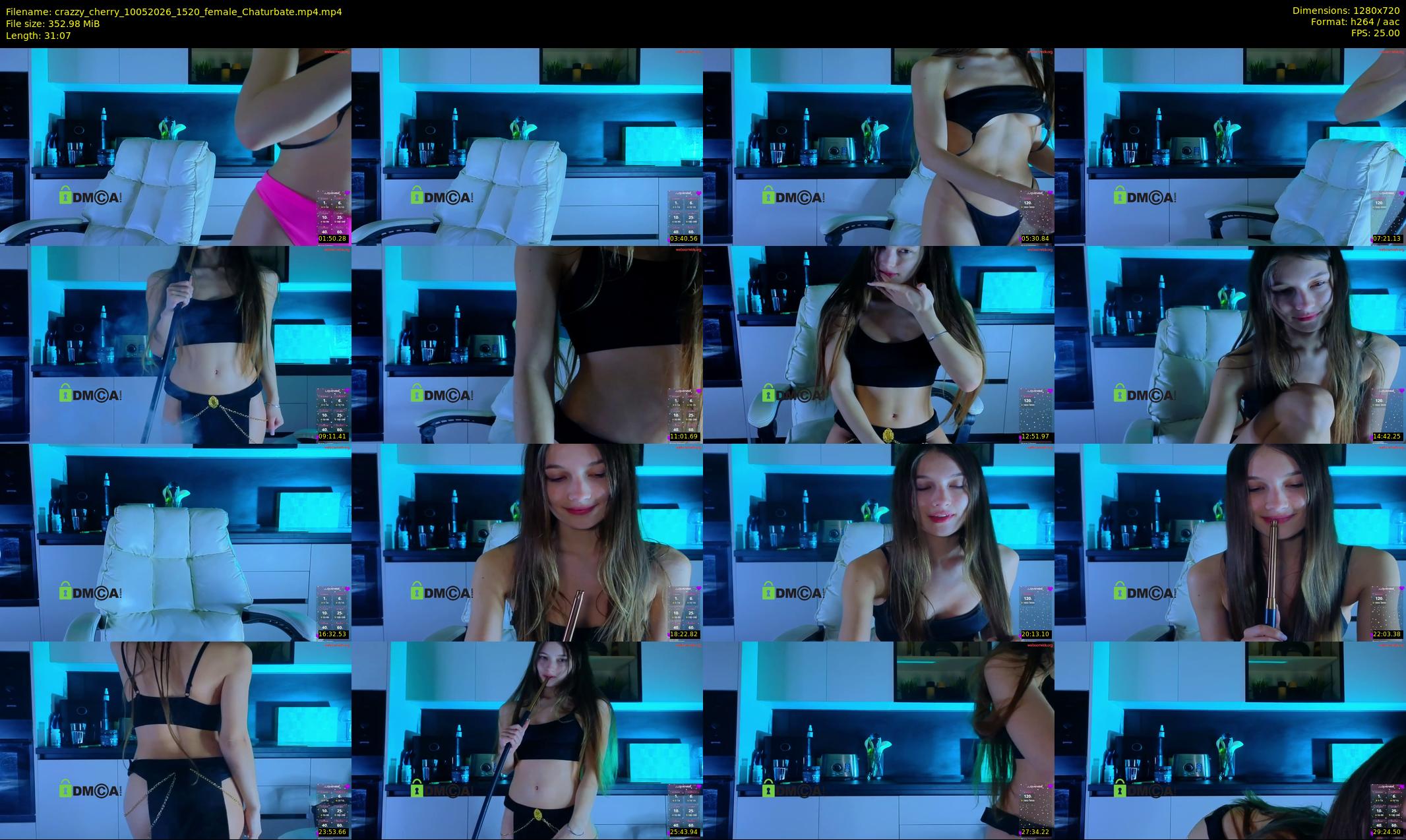 crazzy_cherry — 32 minute Chaturbate female cam show recording, 720p, May 10, 2026