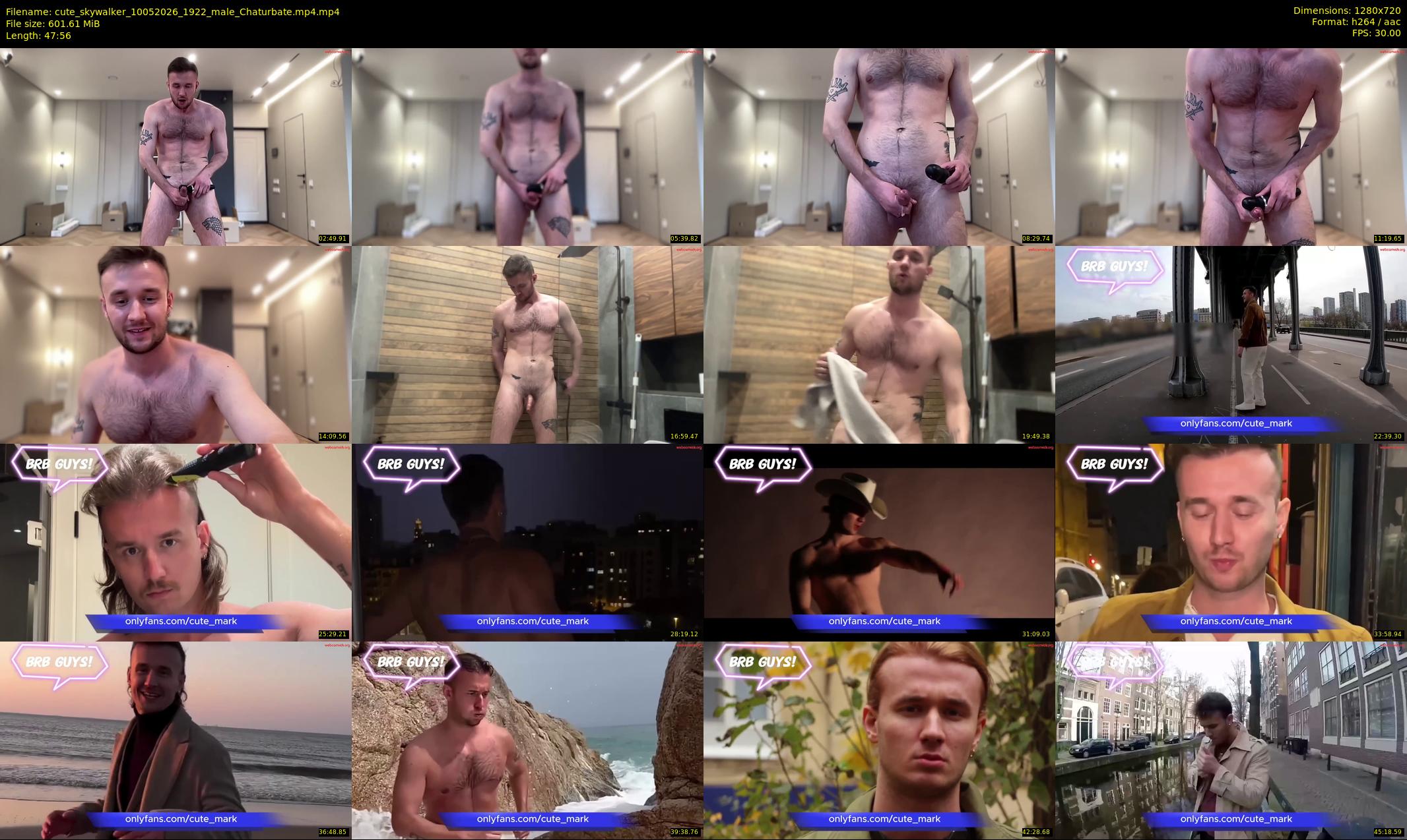 cute_skywalker — 48 minute Chaturbate male cam show recording, 720p, May 10, 2026