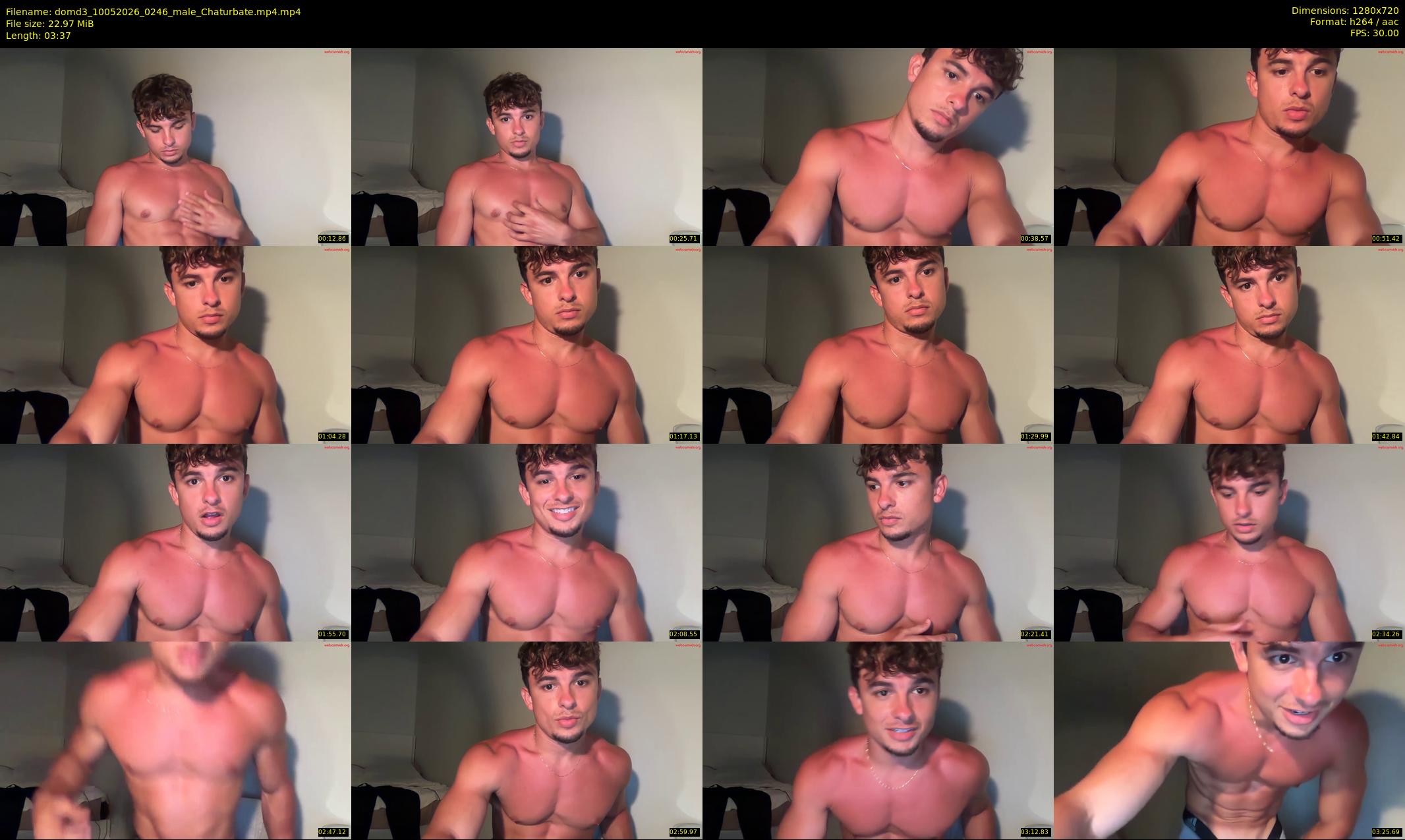 domd3 — 4 minute Chaturbate male cam show recording, 720p, May 10, 2026