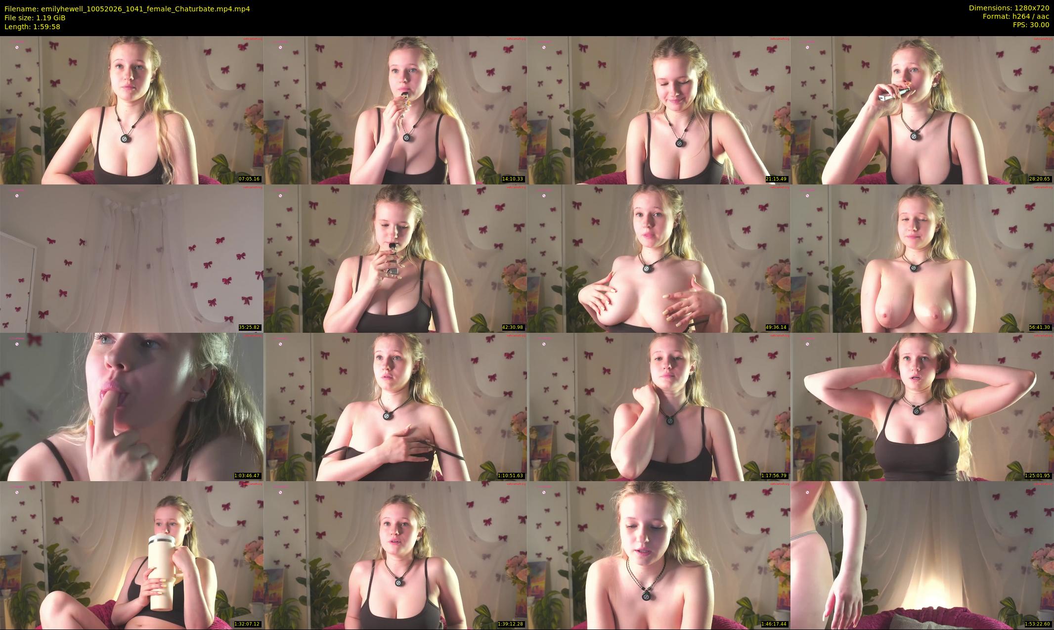 emilyhewell — 120 minute Chaturbate female cam show recording, 720p, May 10, 2026