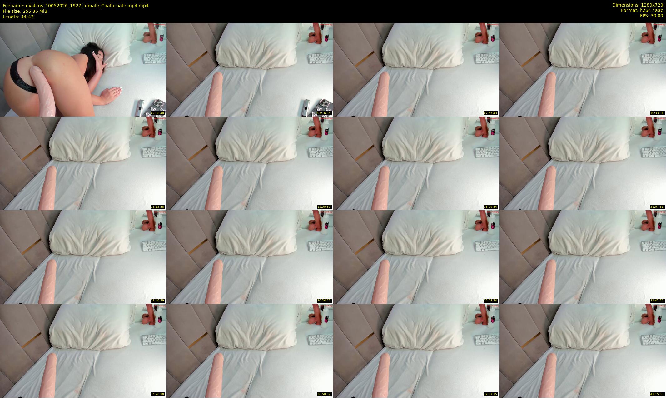evalims — 45 minute Chaturbate female cam show recording, 720p, May 10, 2026