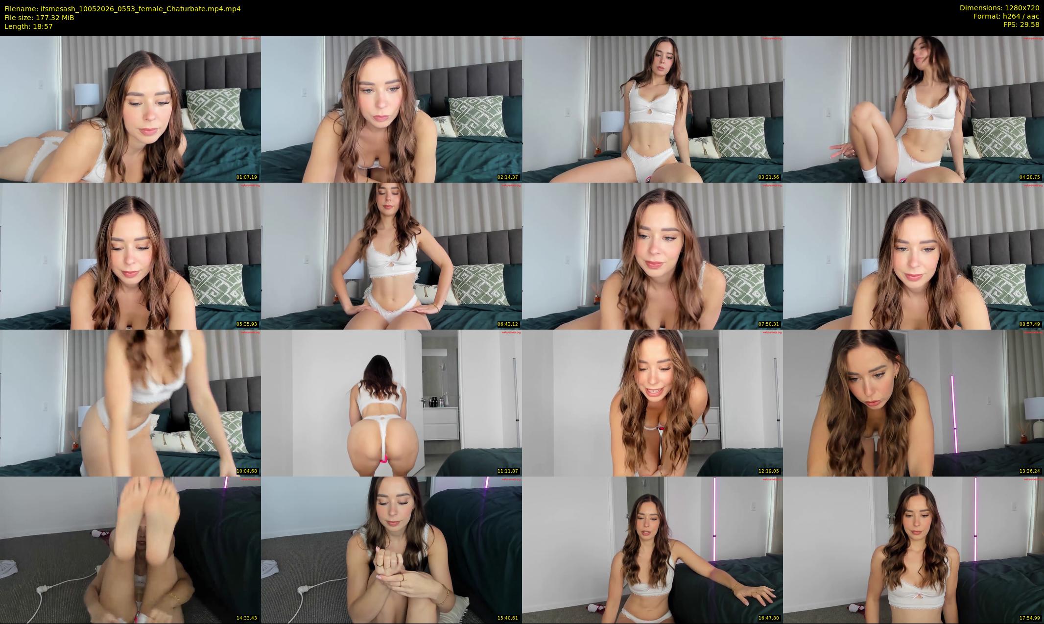 itsmesash — 19 minute Chaturbate female cam show recording, 720p, May 10, 2026