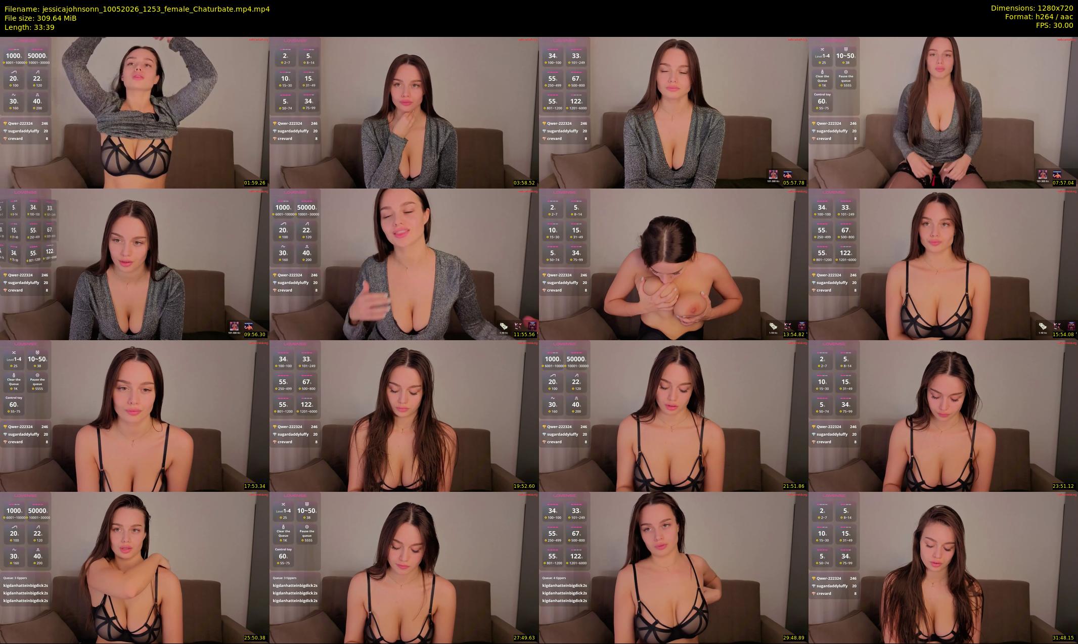 jessicajohnsonn — 34 minute Chaturbate female cam show recording, 720p, May 10, 2026