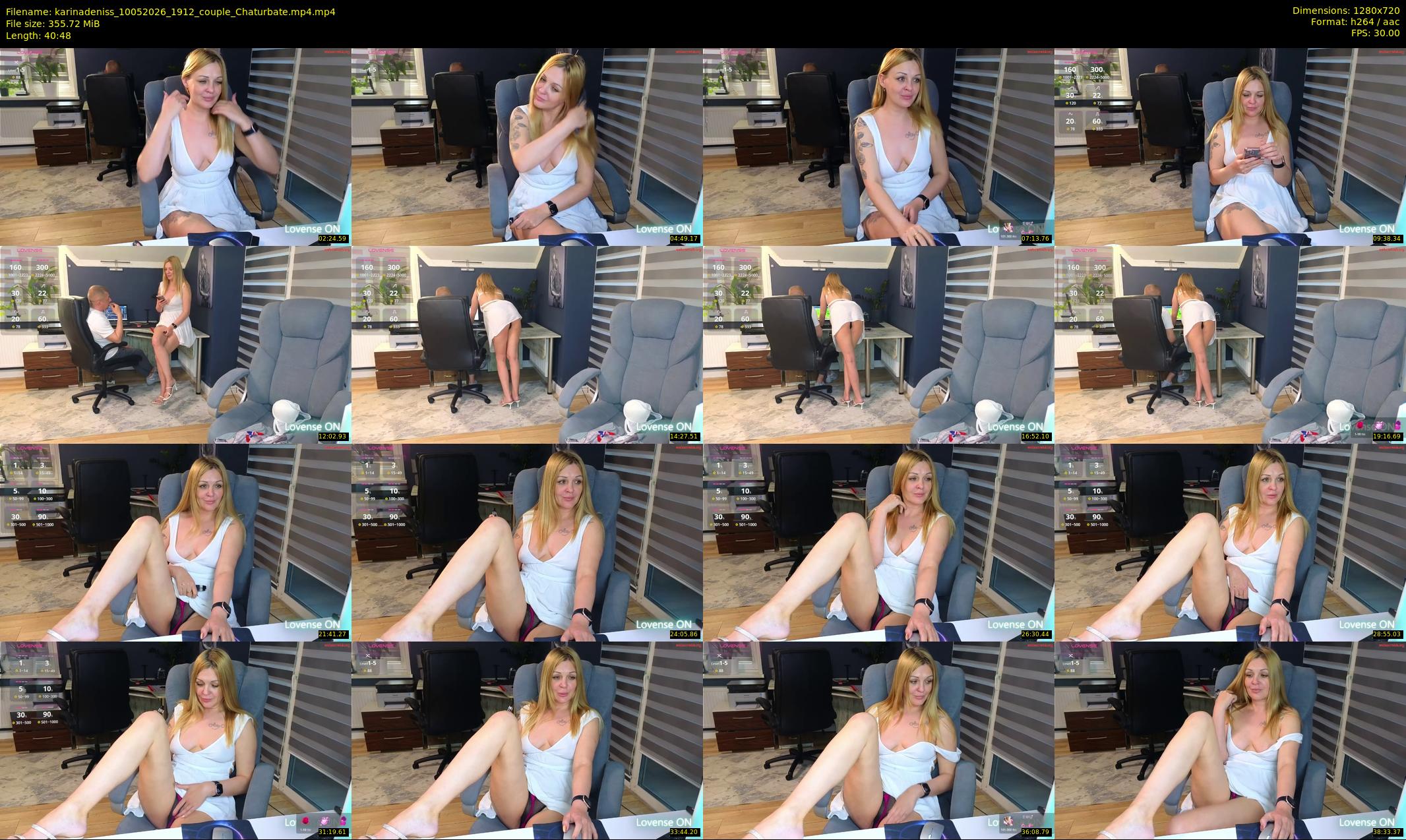 karinadeniss — 41 minute Chaturbate couple cam show recording, 720p, May 10, 2026