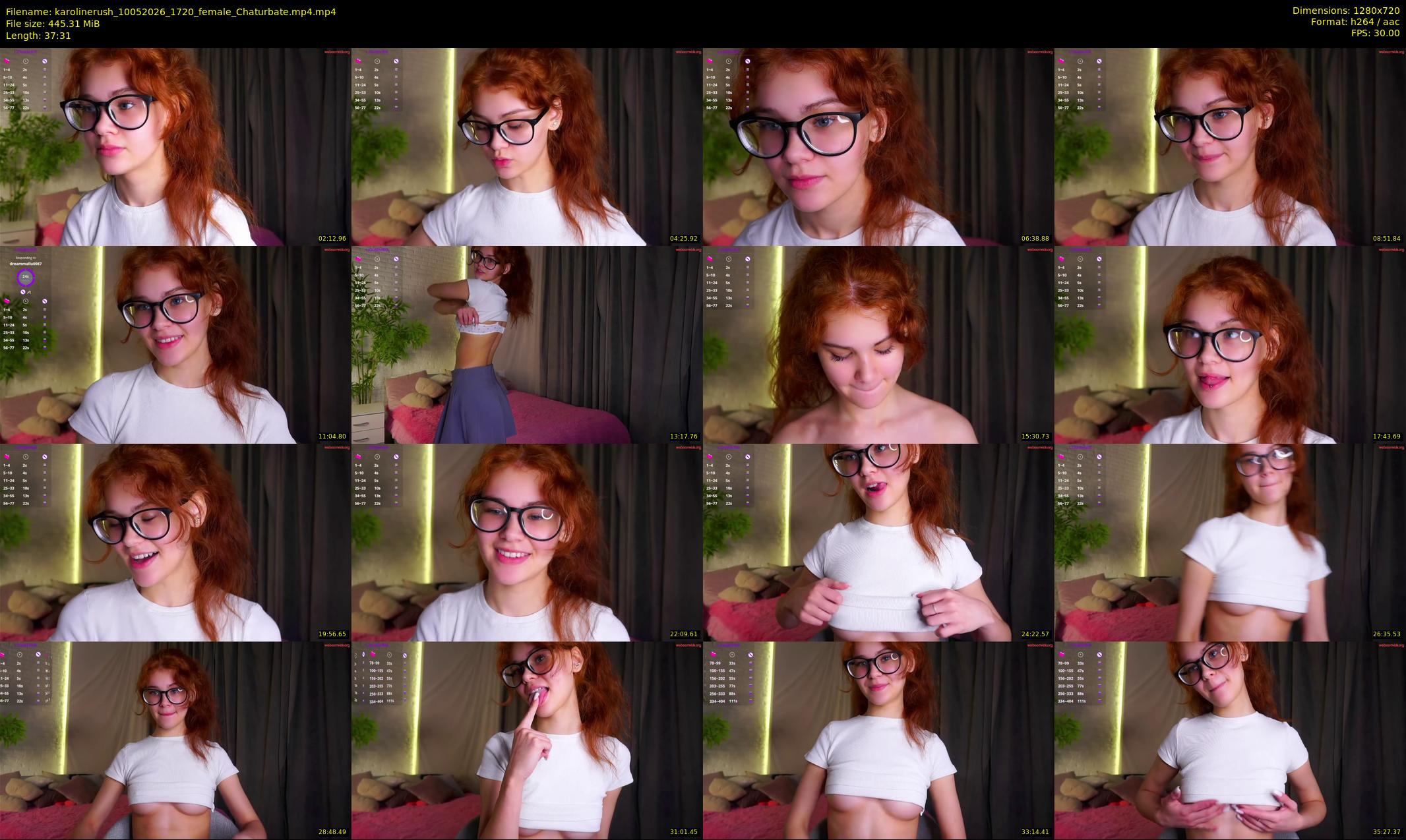 karolinerush — 38 minute Chaturbate female cam show recording, 720p, May 10, 2026