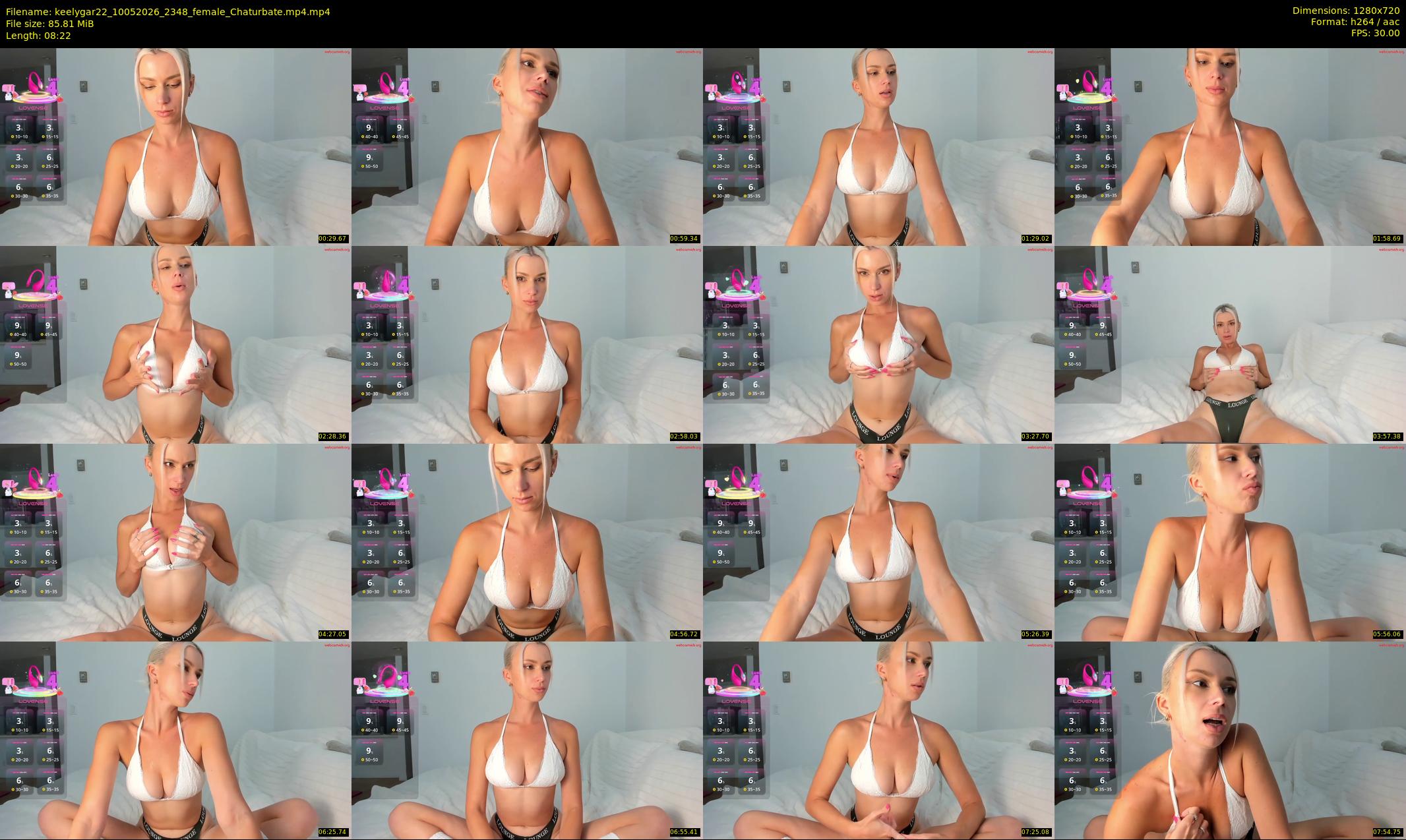 keelygar22 — 9 minute Chaturbate female cam show recording, 720p, May 10, 2026