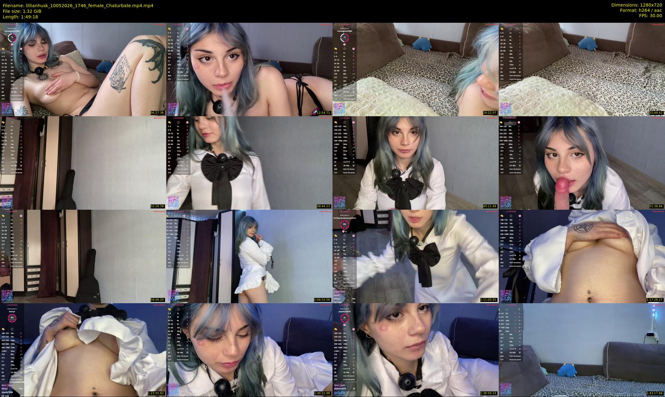 lillianhusk — 110 minute Chaturbate female cam show recording, 720p, May 10, 2026