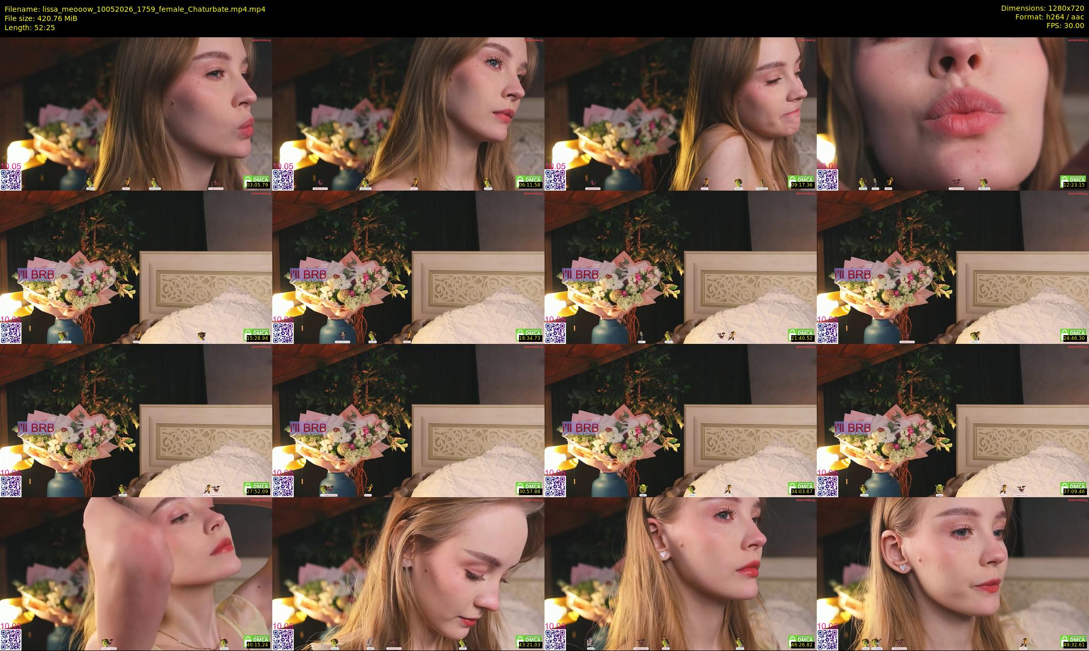 lissa_meooow — 53 minute Chaturbate female cam show recording, 720p, May 10, 2026