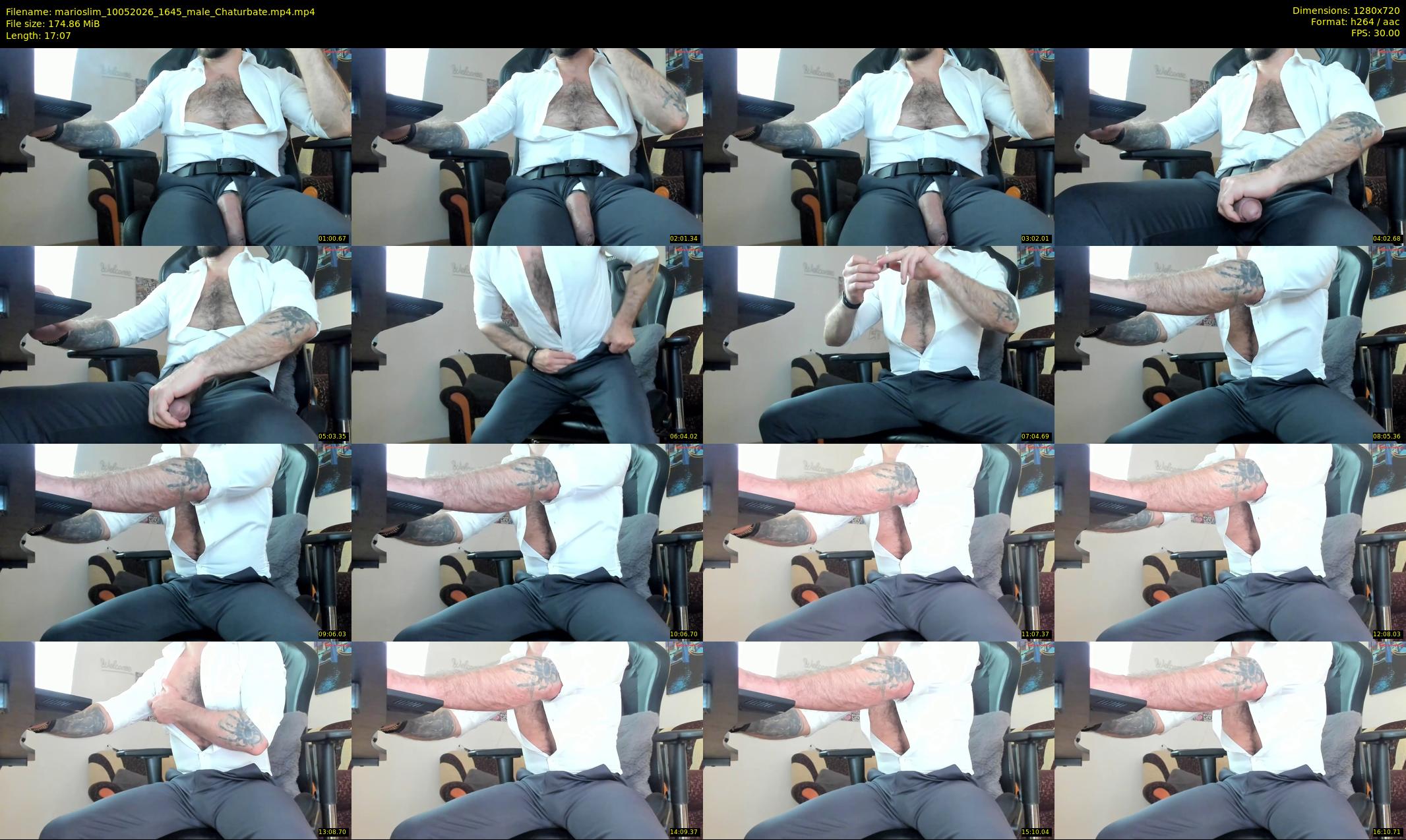 marioslim — 18 minute Chaturbate male cam show recording, 720p, May 10, 2026