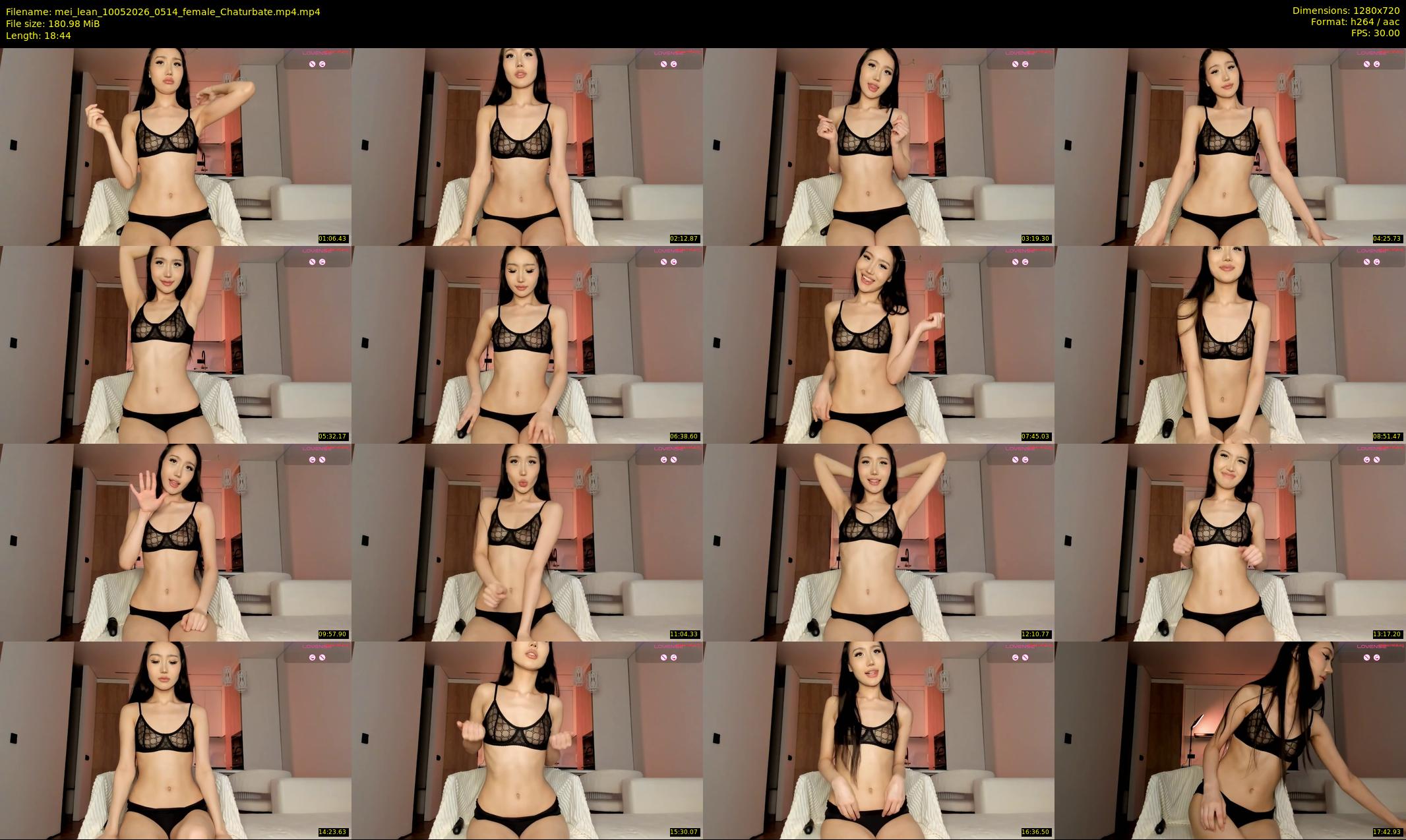 mei_lean — 19 minute Chaturbate female cam show recording, 720p, May 10, 2026