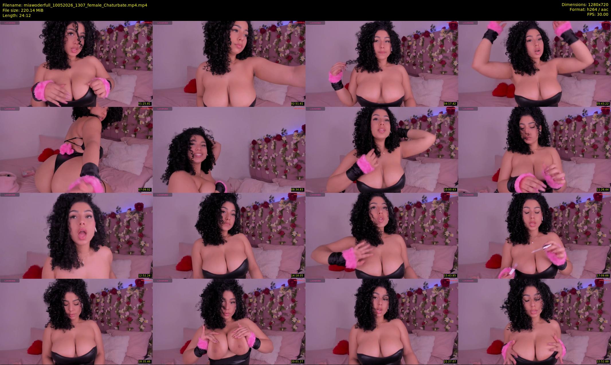 miawoderfull — 25 minute Chaturbate female cam show recording, 720p, May 10, 2026