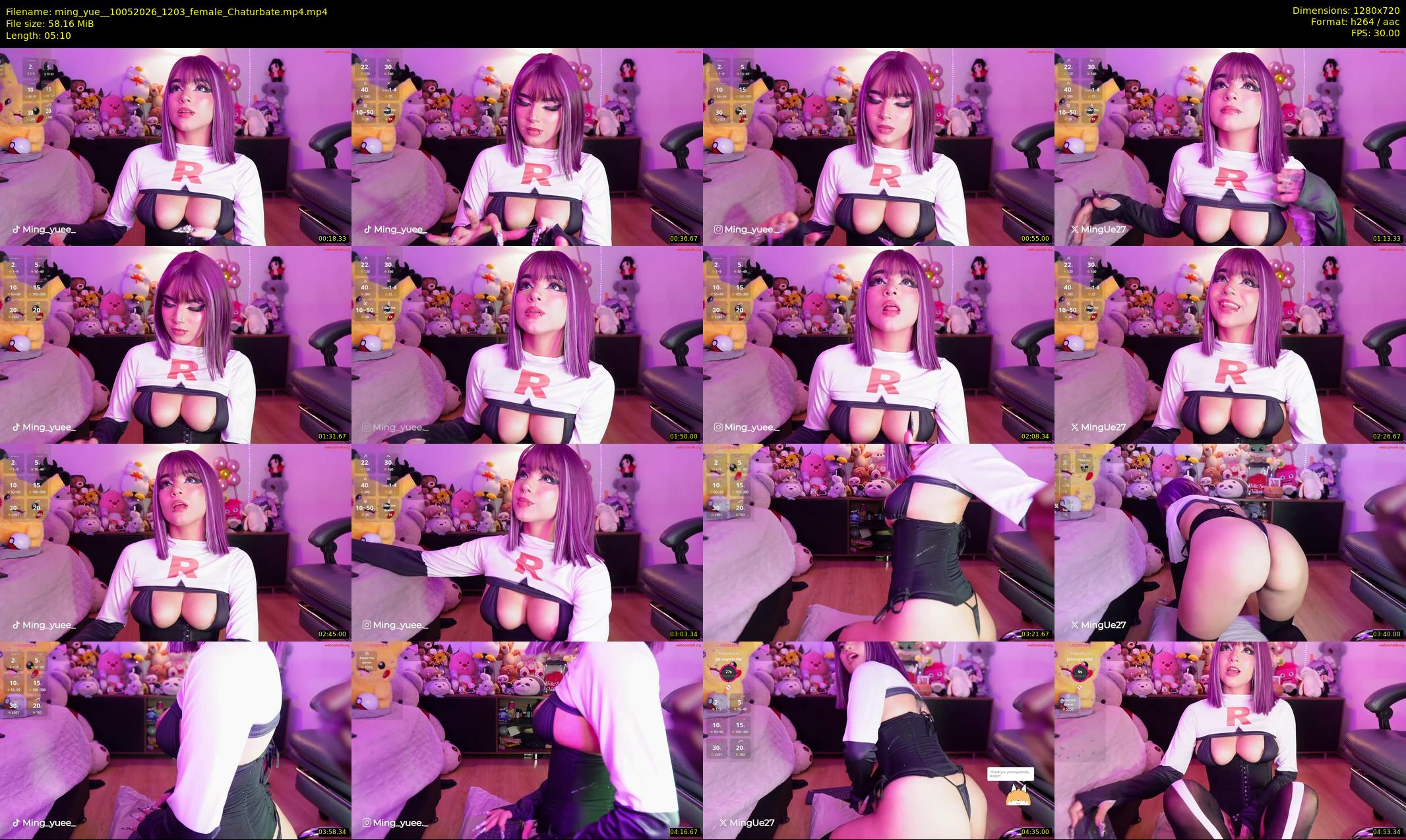 ming_yue_ — 6 minute Chaturbate female cam show recording, 720p, May 10, 2026