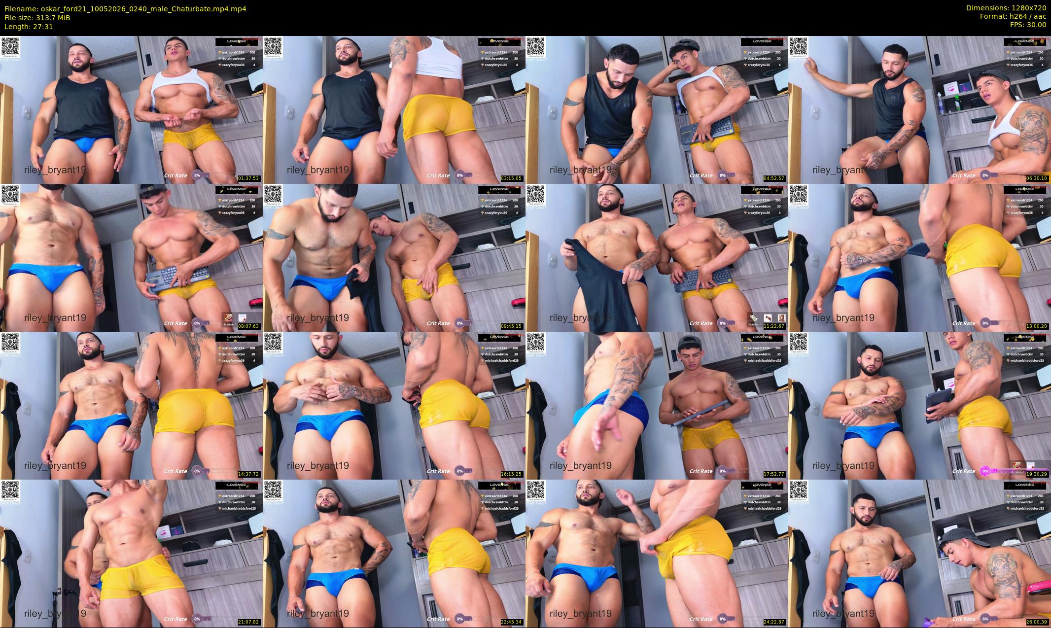 oskar_ford21 — 28 minute Chaturbate male cam show recording, 720p, May 10, 2026