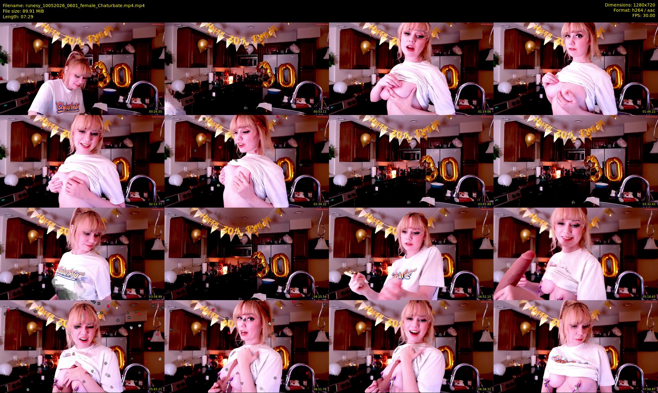 runesy — 8 minute Chaturbate female cam show recording, 720p, May 10, 2026