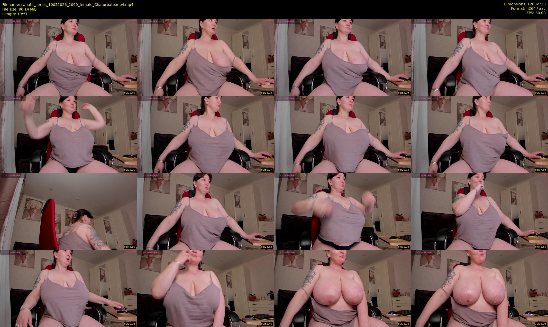sanata_james — 11 minute Chaturbate female cam show recording, 720p, May 10, 2026