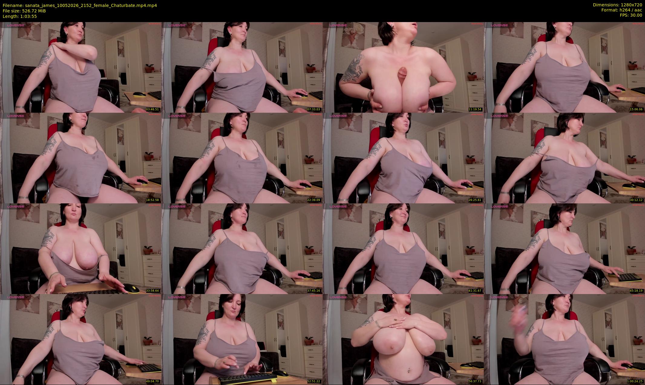 sanata_james — 64 minute Chaturbate female cam show recording, 720p, May 10, 2026