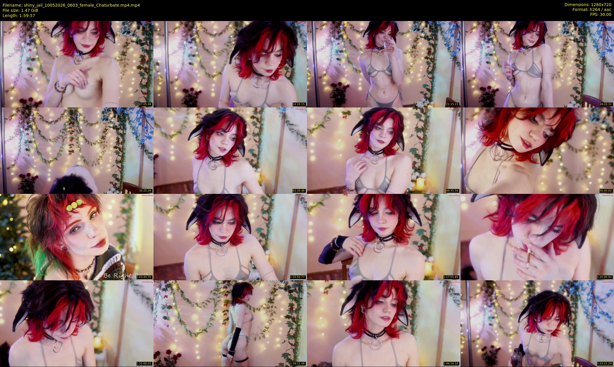 shiny_jail — 120 minute Chaturbate female cam show recording, 720p, May 10, 2026