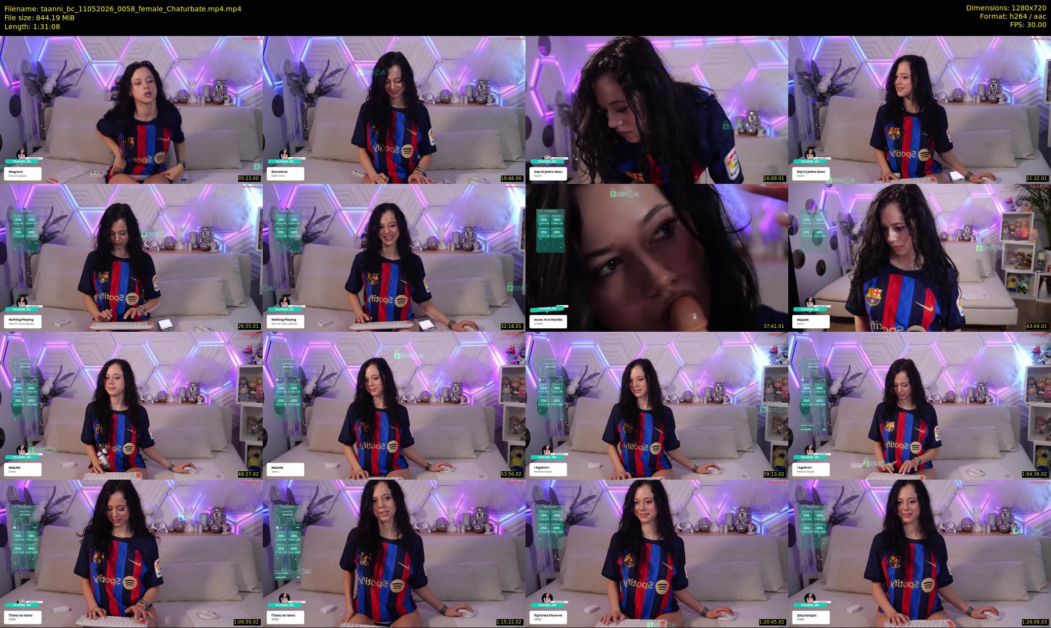 taanni_bc — 92 minute Chaturbate female cam show recording, 720p, May 11, 2026