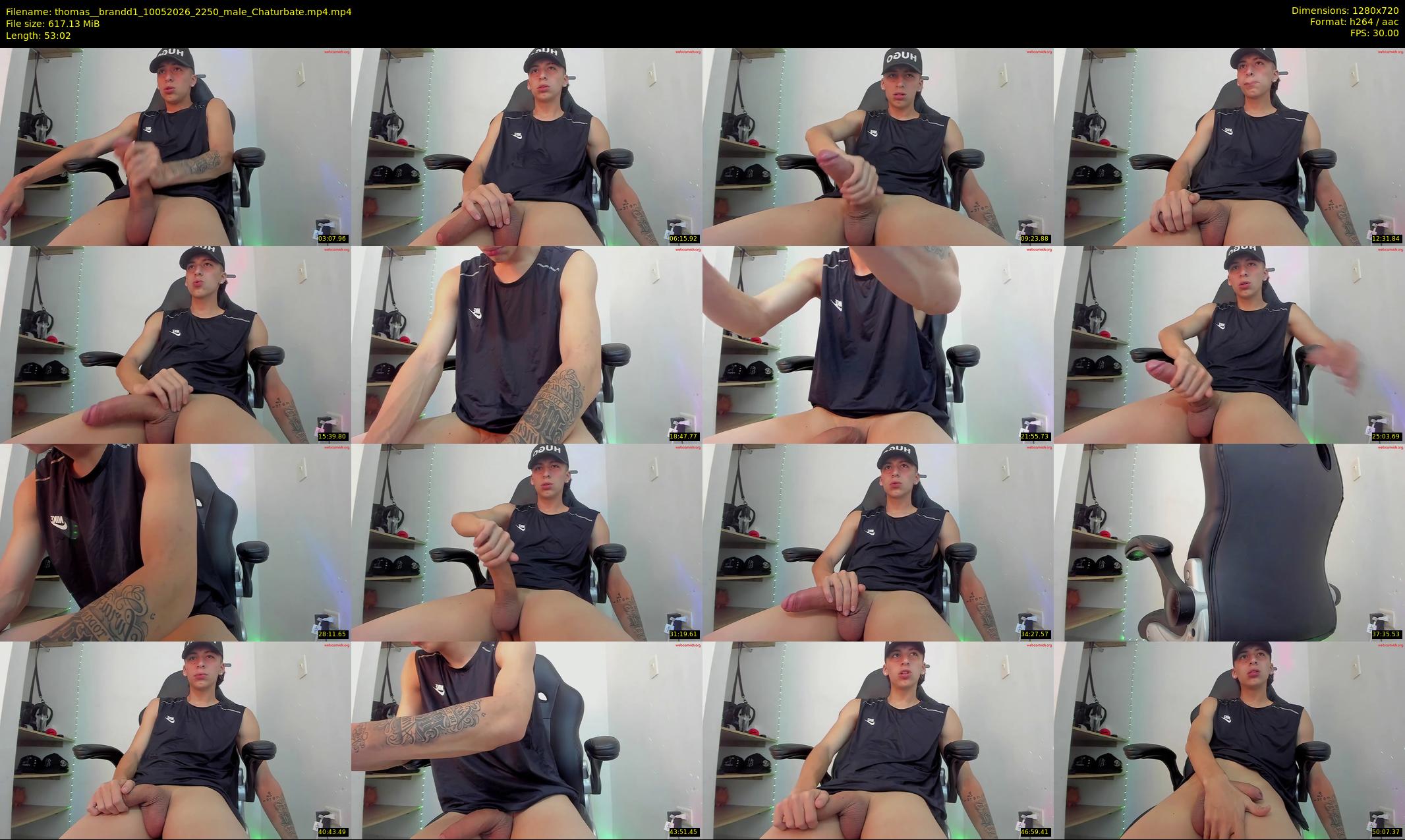thomas__brandd1 — 54 minute Chaturbate male cam show recording, 720p, May 10, 2026