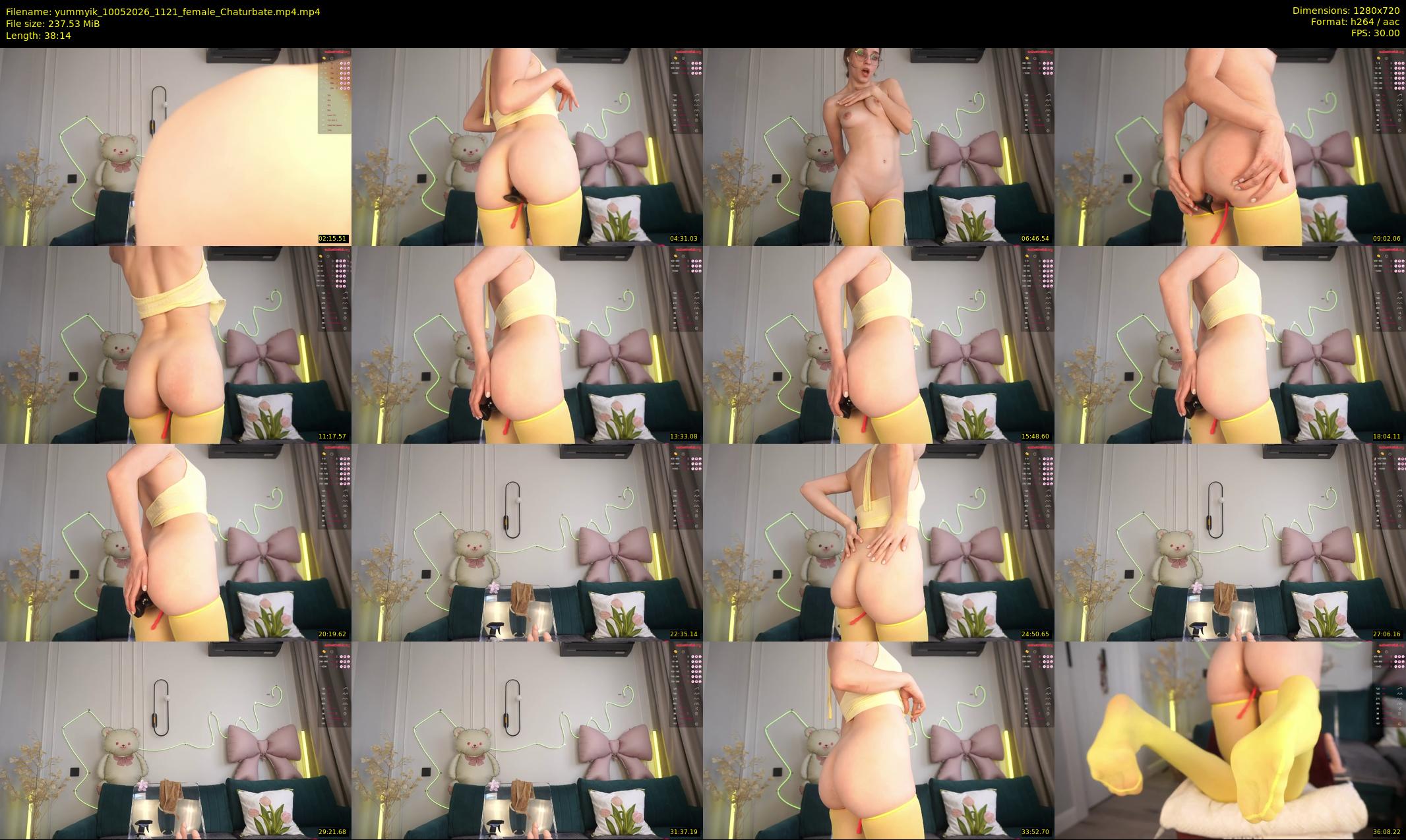 yummyik — 39 minute Chaturbate female cam show recording, 720p, May 10, 2026