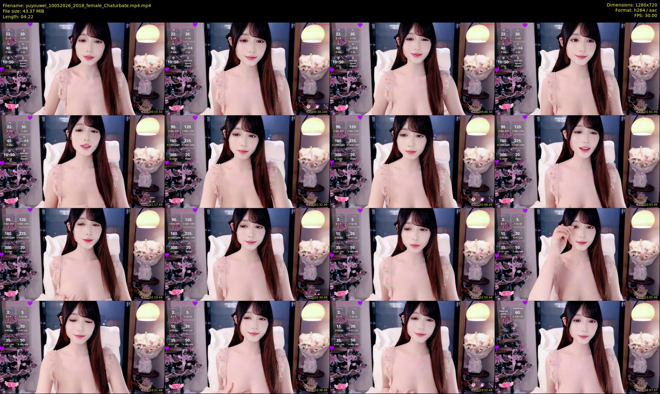yuyouwei — 5 minute Chaturbate female cam show recording, 720p, May 10, 2026