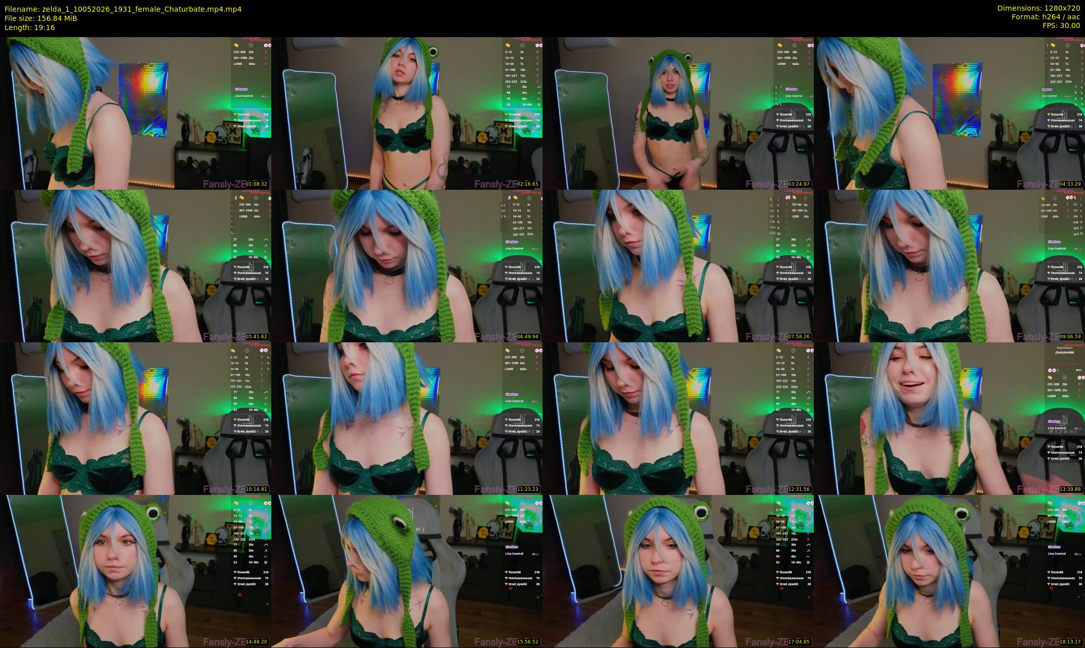 zelda_1 — 20 minute Chaturbate female cam show recording, 720p, May 10, 2026