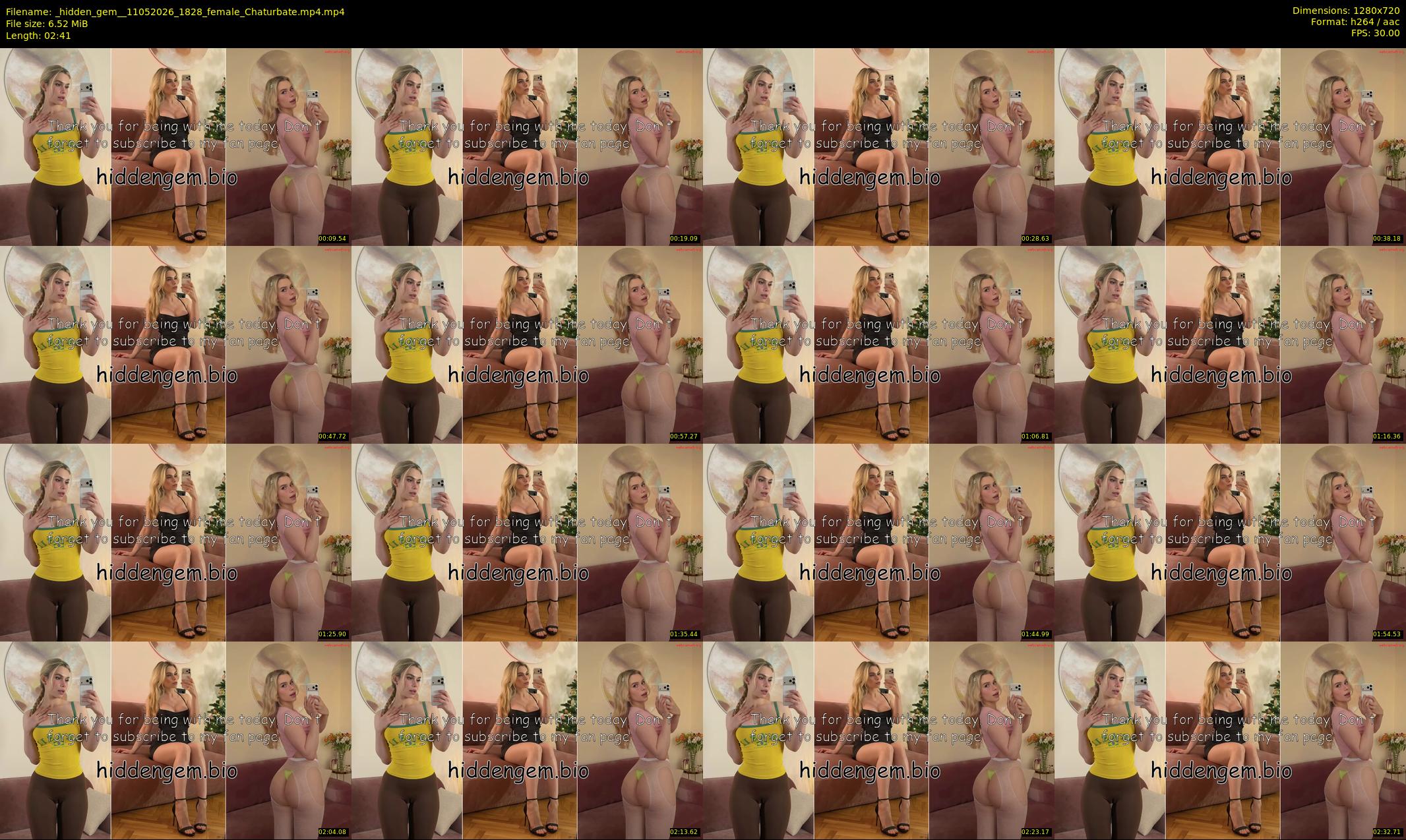 _hidden_gem_ — 3 minute Chaturbate female cam show recording, 720p, May 11, 2026
