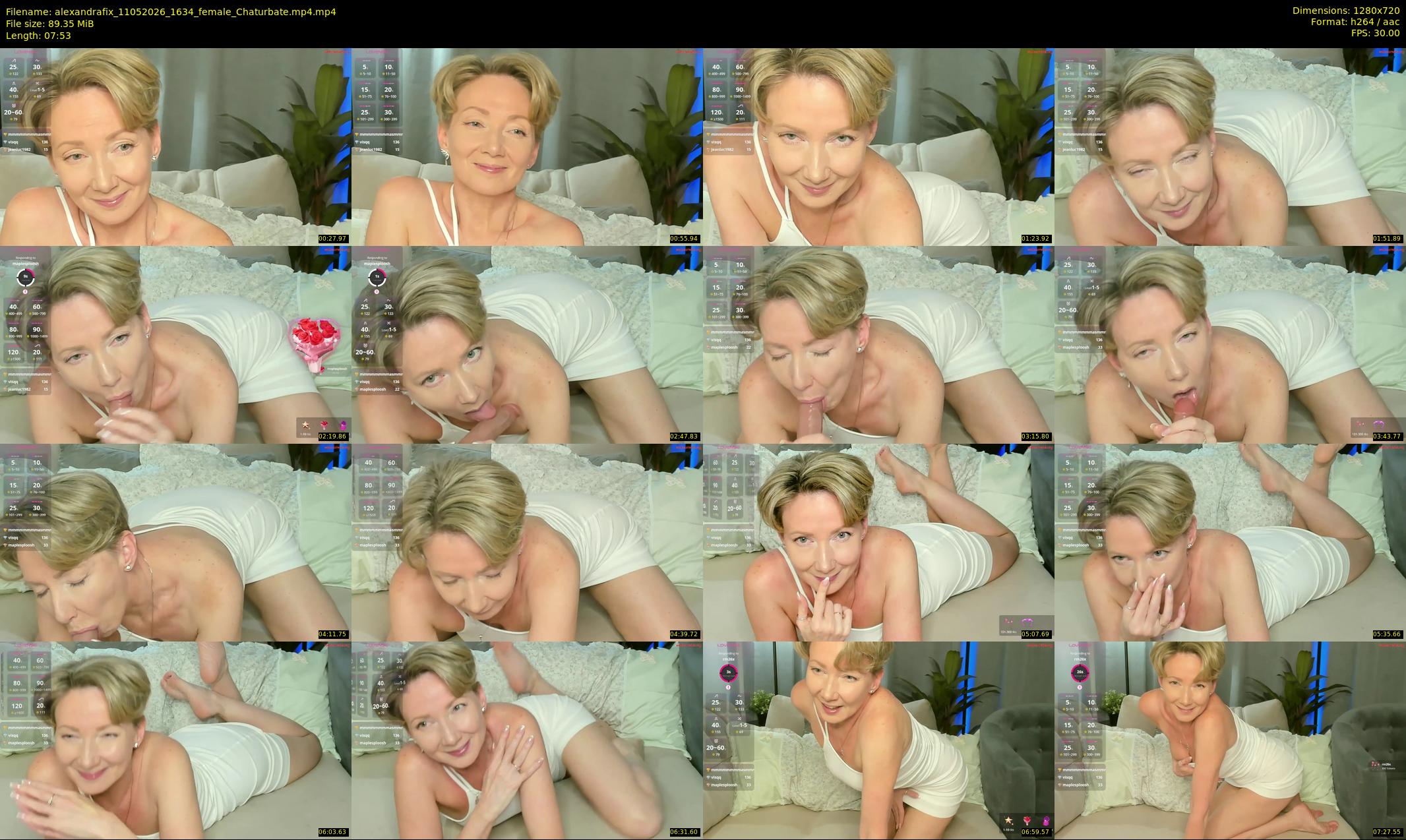 alexandrafix — 8 minute Chaturbate female cam show recording, 720p, May 11, 2026