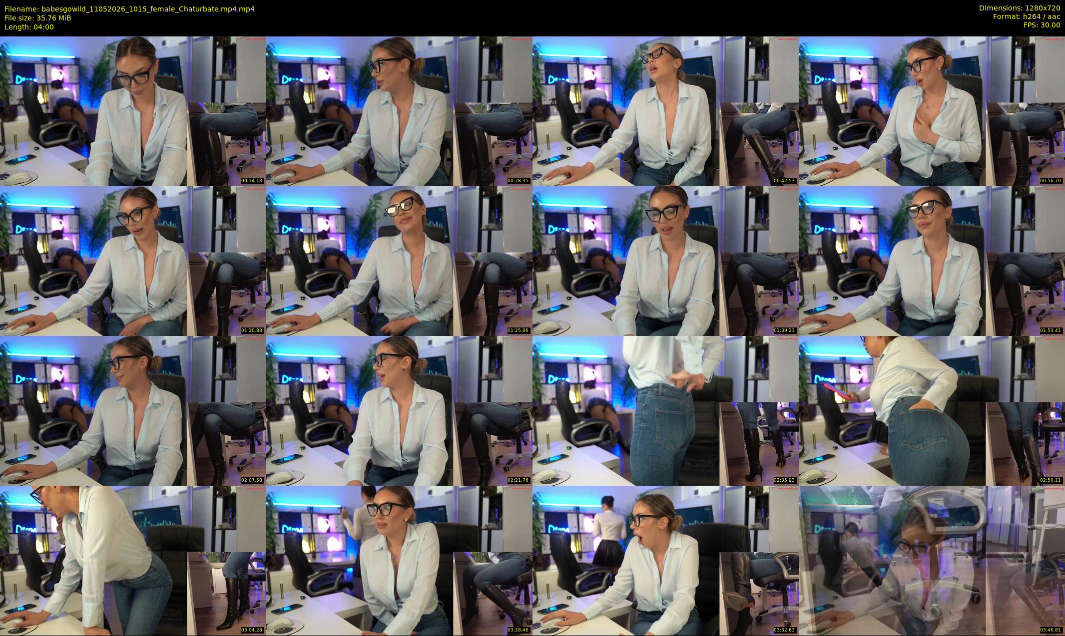 babesgowild — 4 minute Chaturbate couple cam show recording, 720p, May 11, 2026