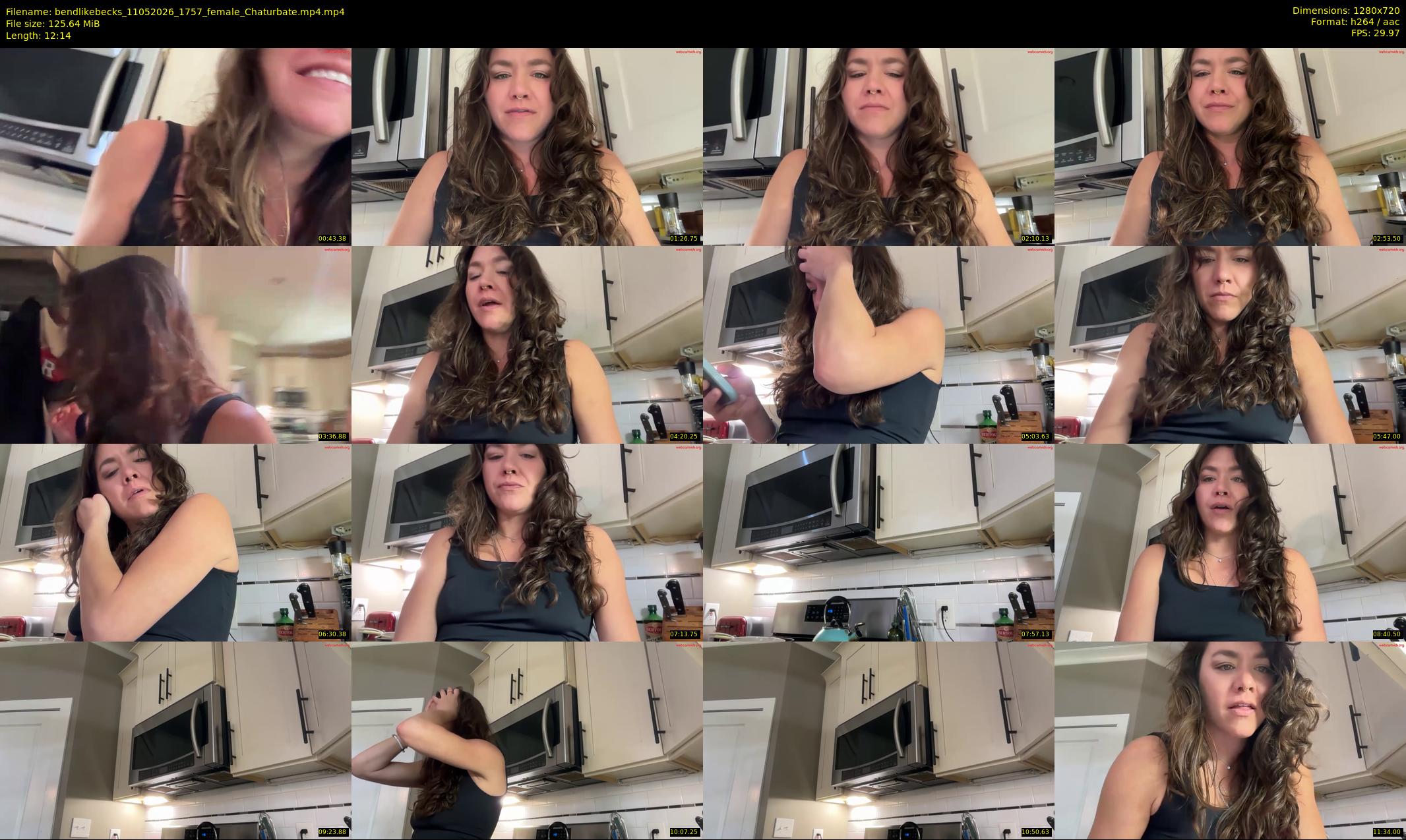 bendlikebecks — 13 minute Chaturbate female cam show recording, 720p, May 11, 2026