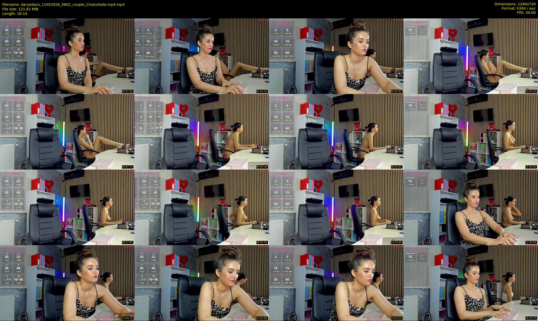 daryastars — 17 minute Chaturbate couple cam show recording, 720p, May 11, 2026