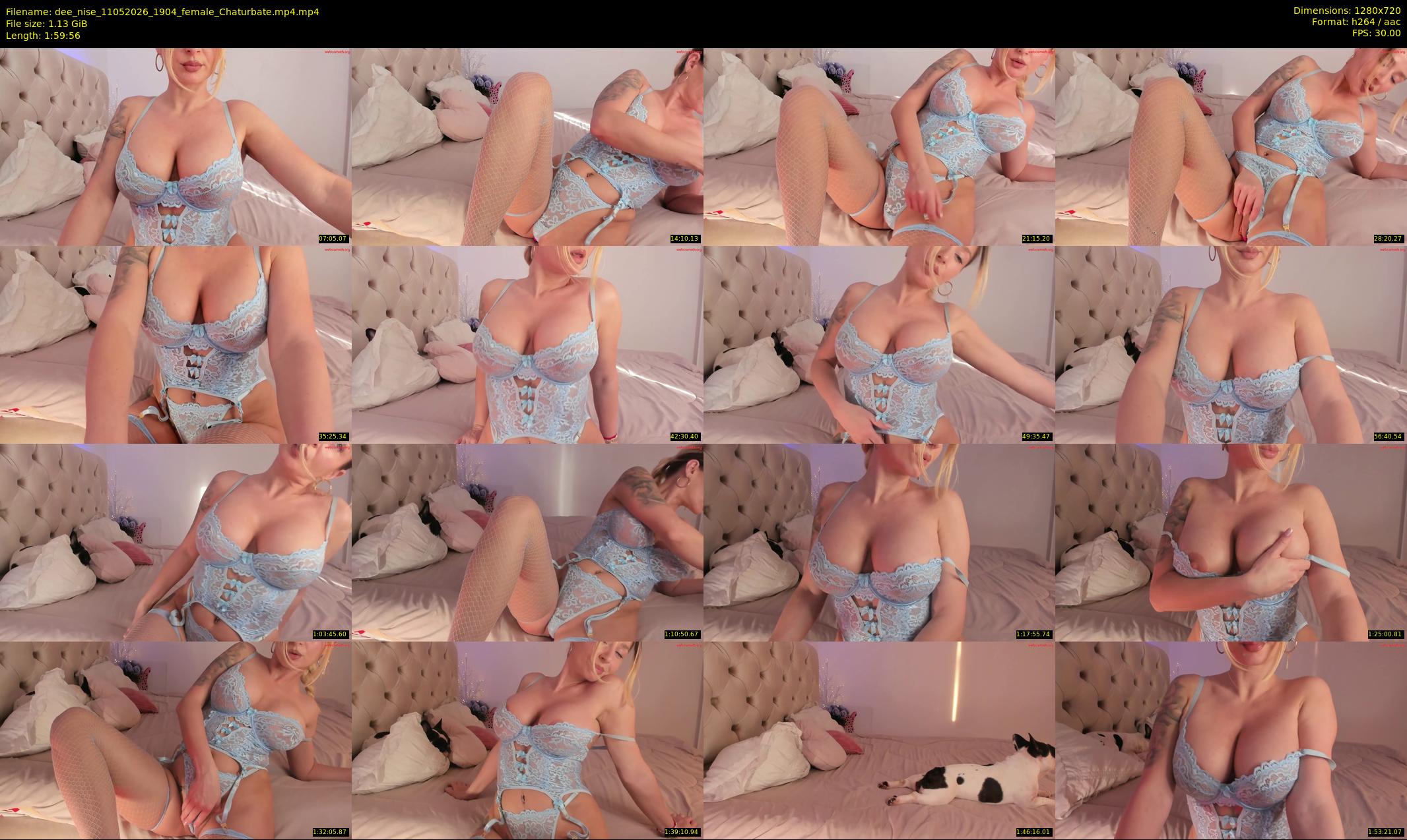 dee_nise — 120 minute Chaturbate female cam show recording, 720p, May 11, 2026